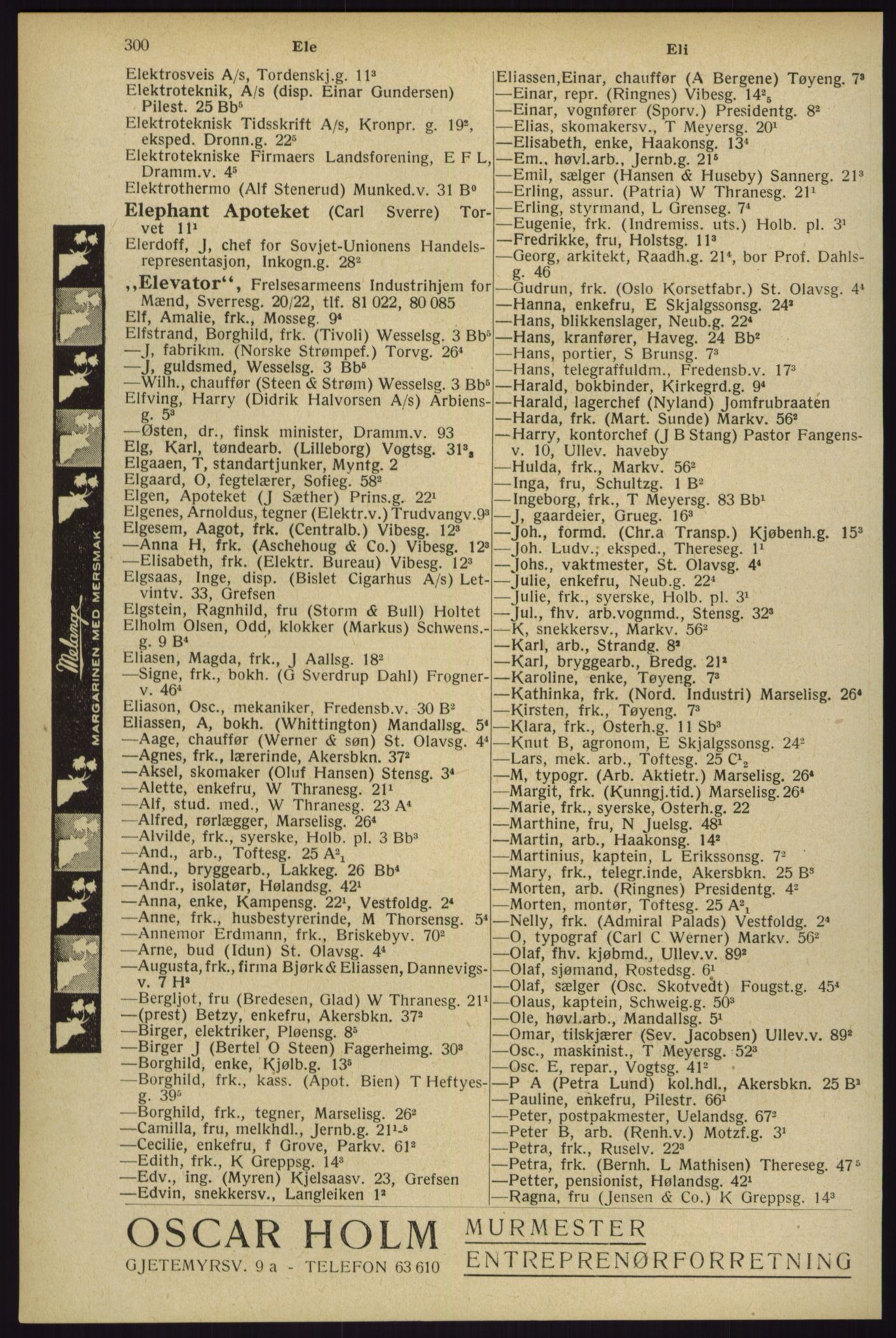 Kristiania/Oslo adressebok, PUBL/-, 1929, s. 300