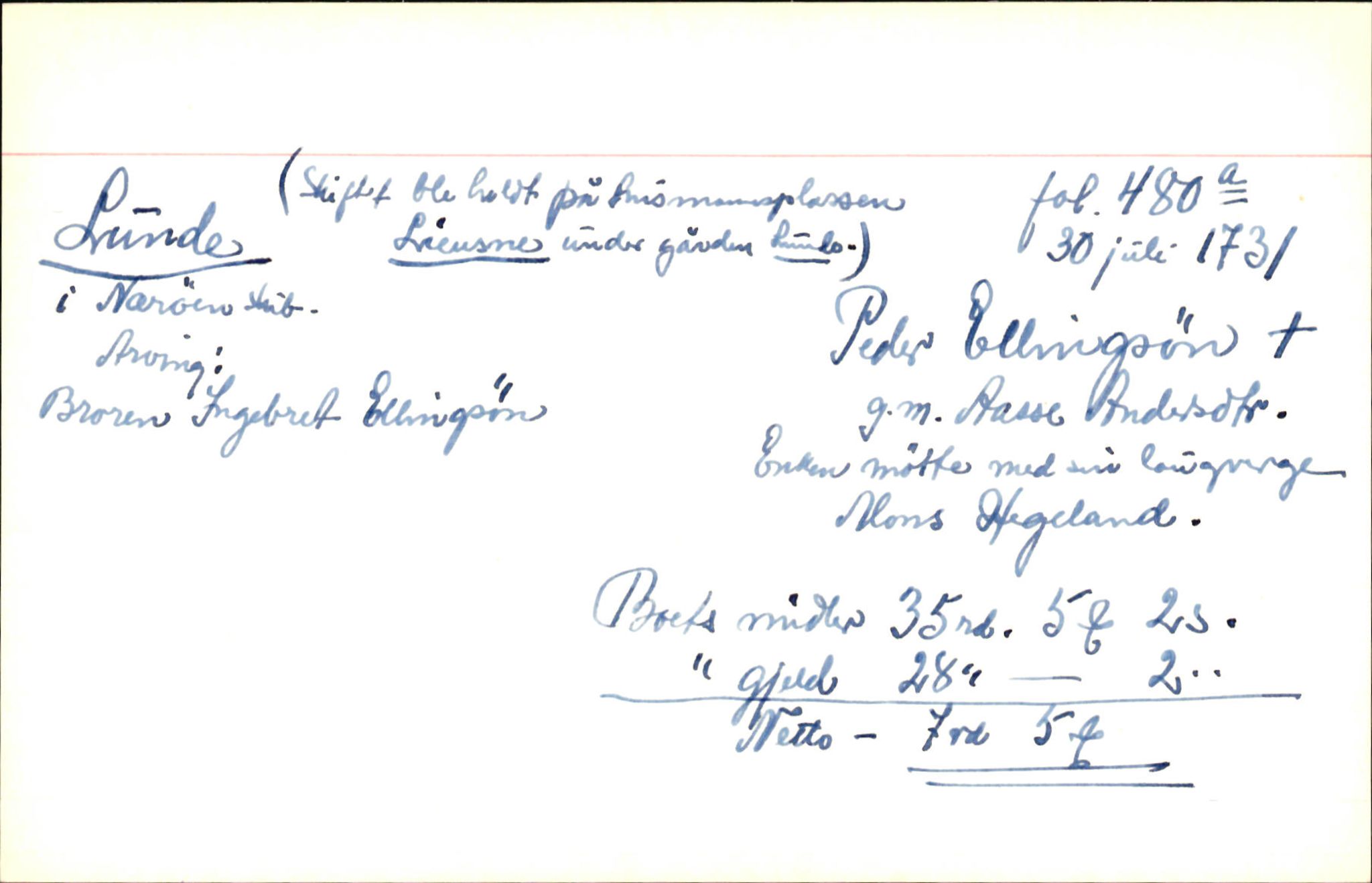 Skiftekort ved Statsarkivet i Bergen, SAB/SKIFTEKORT/006/L0002: Skifteprotokoll nr. 3 og skiftedesignasjoner 1733-1738, 1720-1738, s. 294