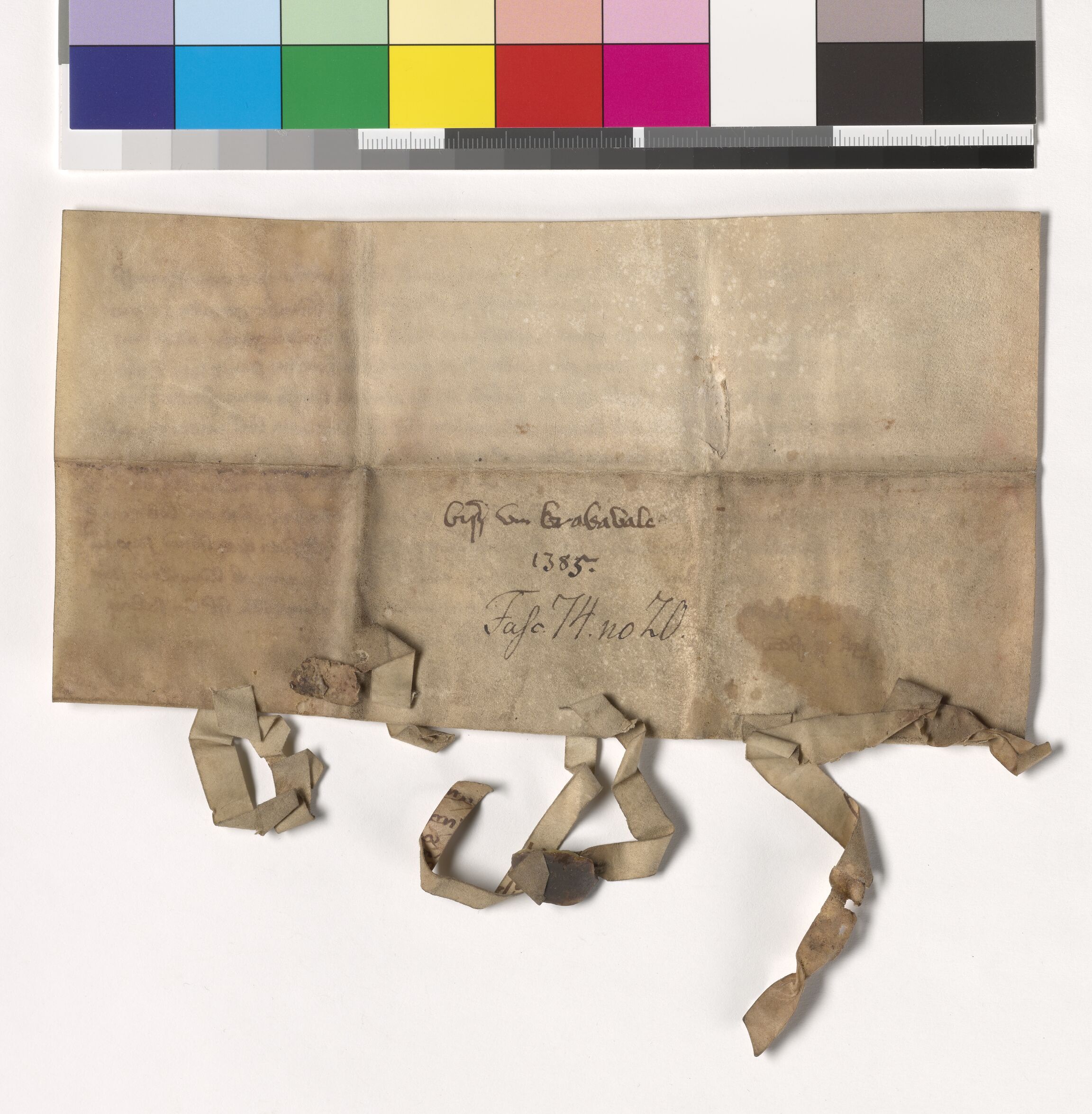 Riksarkivets diplomsamling, AV/RA-EA-5965/F05/L0183: NRA AM fasc. 74 nr. 20-23, 1385, s. 3