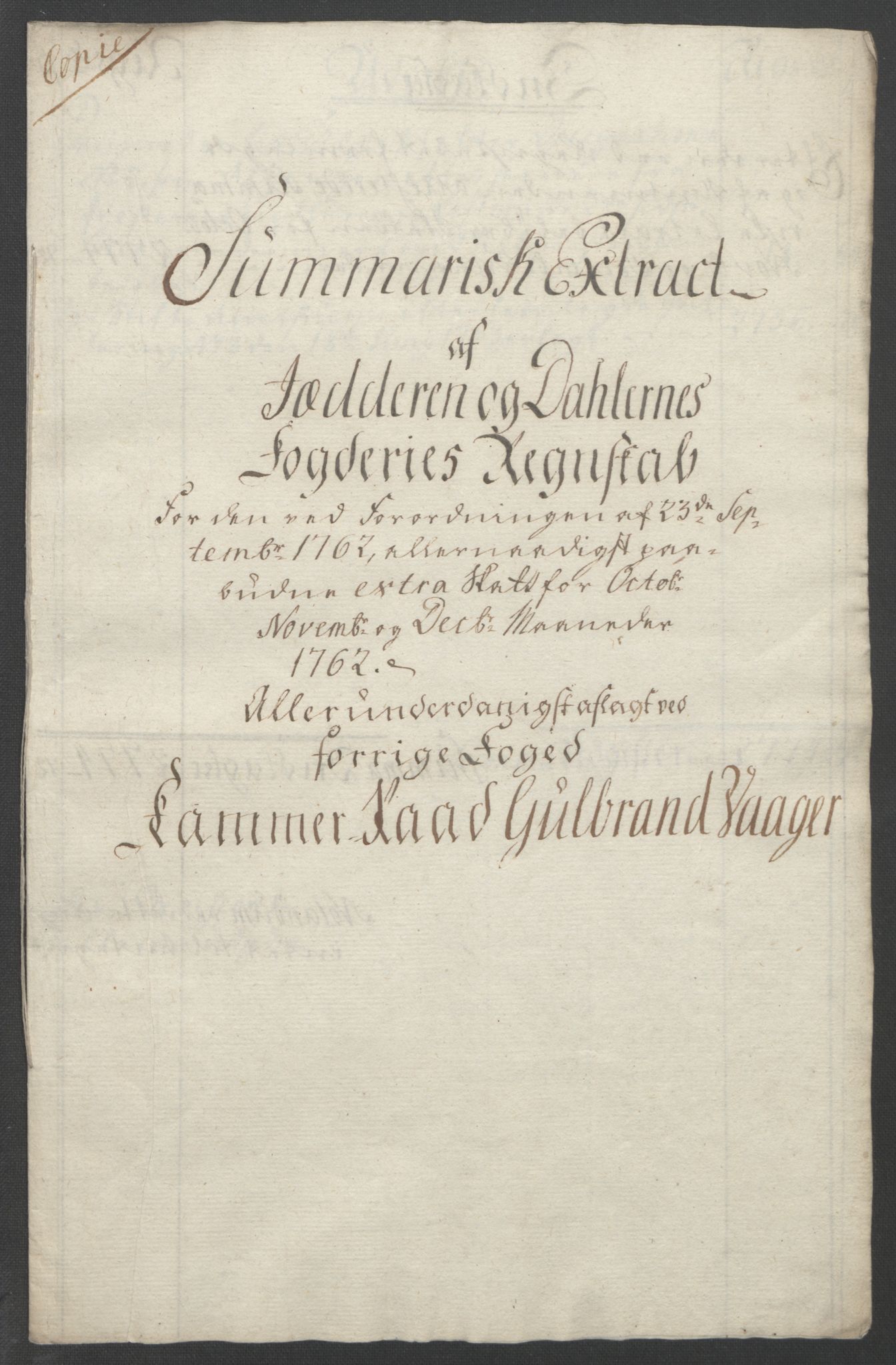 Rentekammeret inntil 1814, Reviderte regnskaper, Fogderegnskap, RA/EA-4092/R46/L2835: Ekstraskatten Jæren og Dalane, 1762-1764, s. 8
