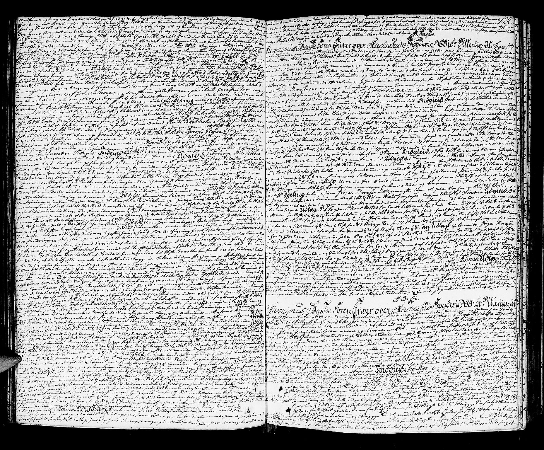 Rakkestad sorenskriveri, SAO/A-10686/H/Hb/L0003b: Skifteprotokoller, 1769-1779, s. 121b-122a