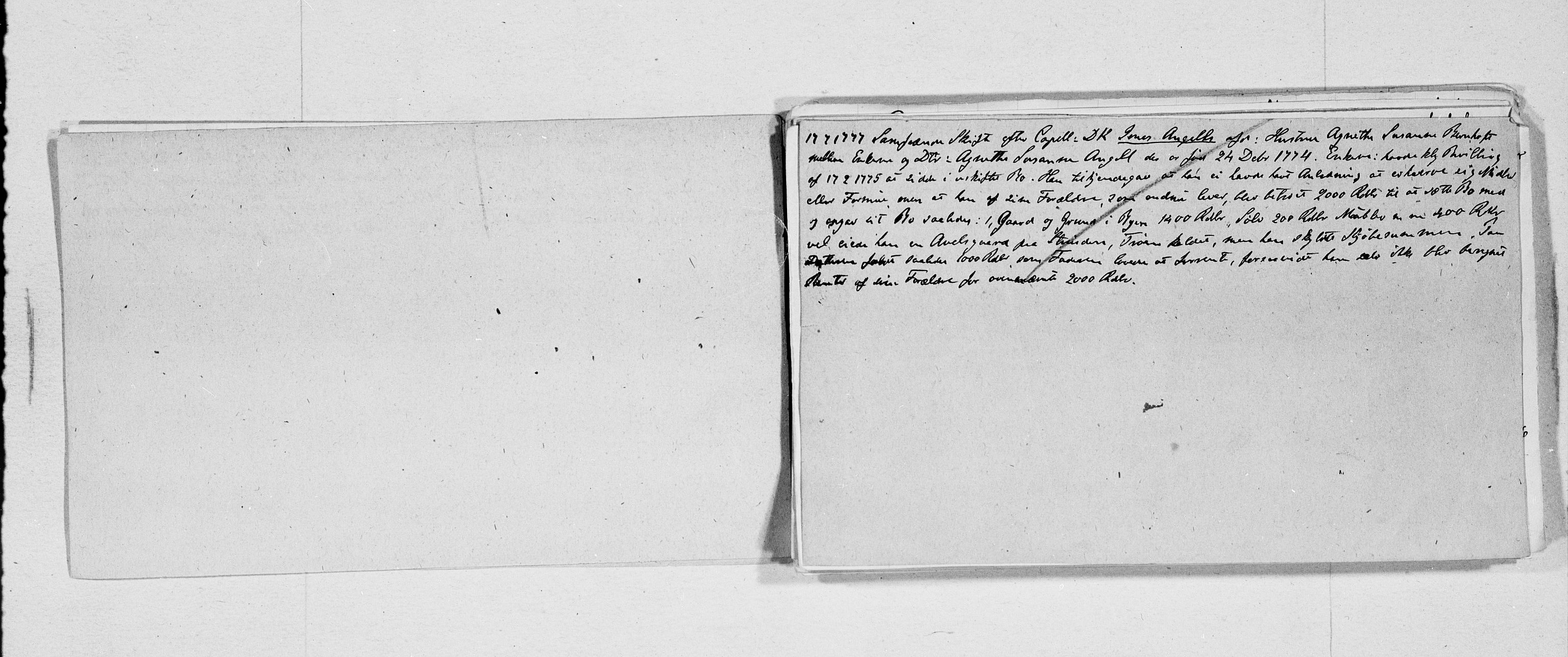 Hornemans samlinger, SAT/PA-X/C/L0006: Utdrag av skifteprotokoller - militære og geistlige, 1691-1886
