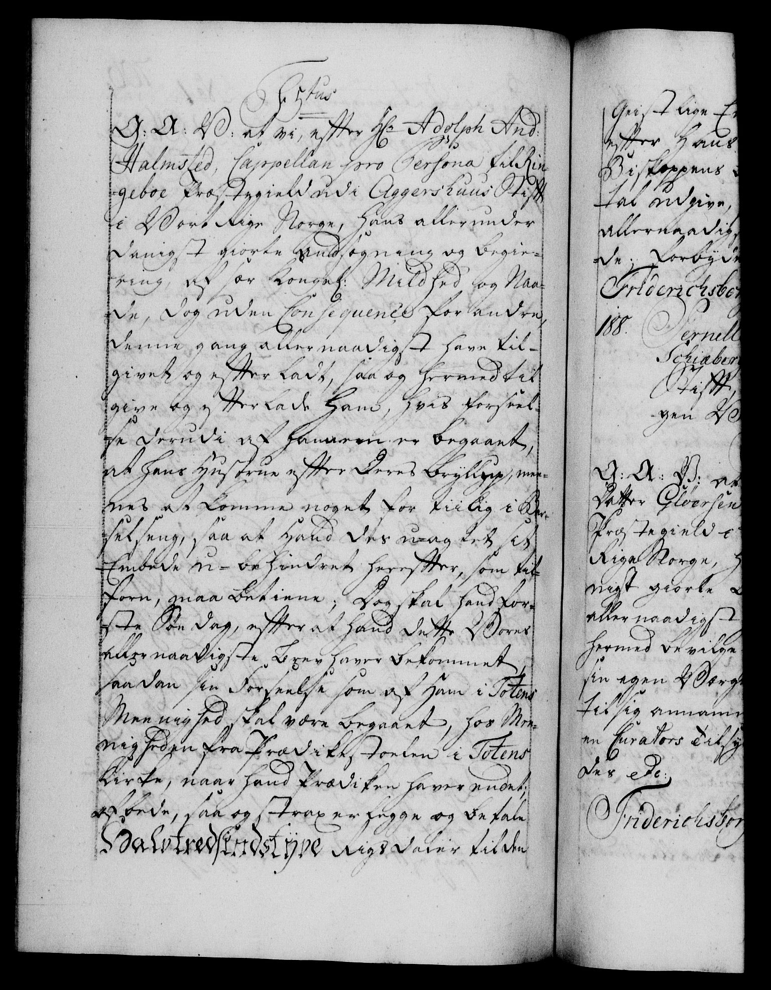 Danske Kanselli 1572-1799, AV/RA-EA-3023/F/Fc/Fca/Fcaa/L0038: Norske registre, 1753-1754, s. 706b