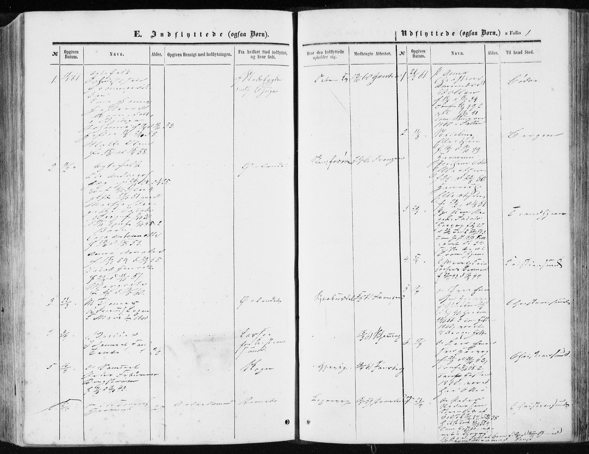 Ministerialprotokoller, klokkerbøker og fødselsregistre - Sør-Trøndelag, SAT/A-1456/634/L0531: Ministerialbok nr. 634A07, 1861-1870, s. 1