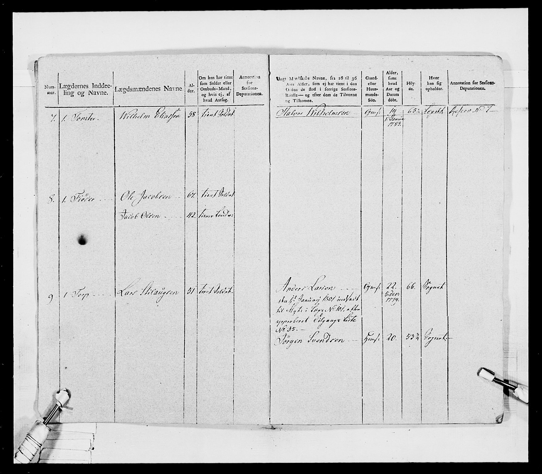 Generalitets- og kommissariatskollegiet, Det kongelige norske kommissariatskollegium, AV/RA-EA-5420/E/Eh/L0031b: Nordafjelske gevorbne infanteriregiment, 1802, s. 9