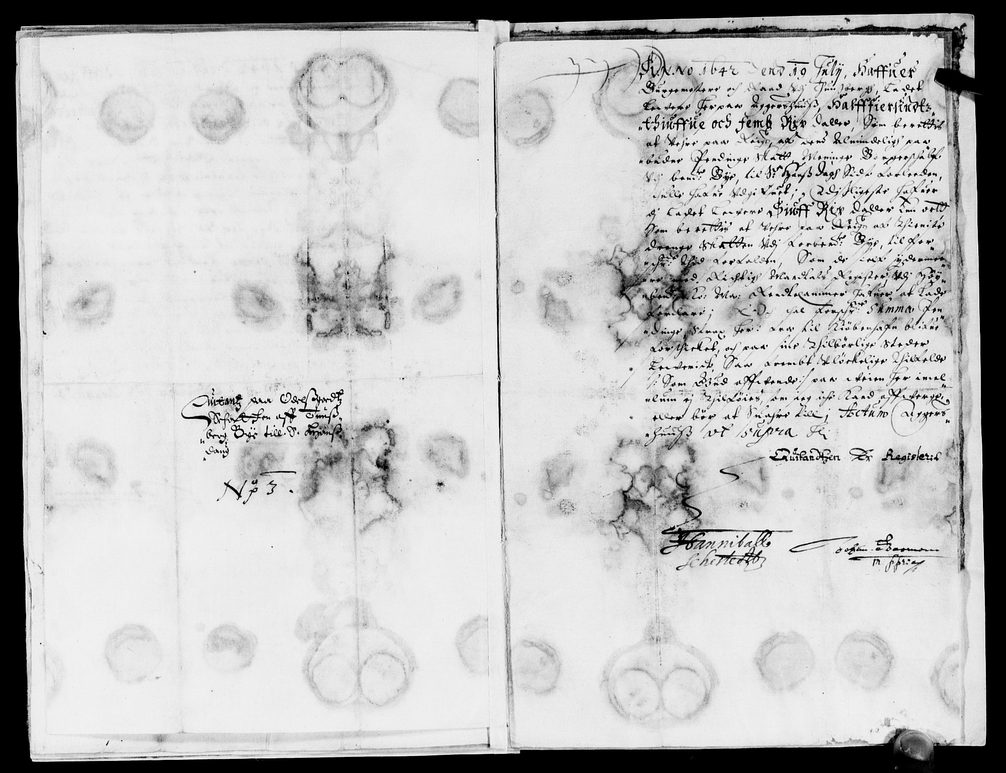 Rentekammeret inntil 1814, Reviderte regnskaper, Lensregnskaper, AV/RA-EA-5023/R/Rb/Rbo/L0023: Tønsberg len, 1641-1643