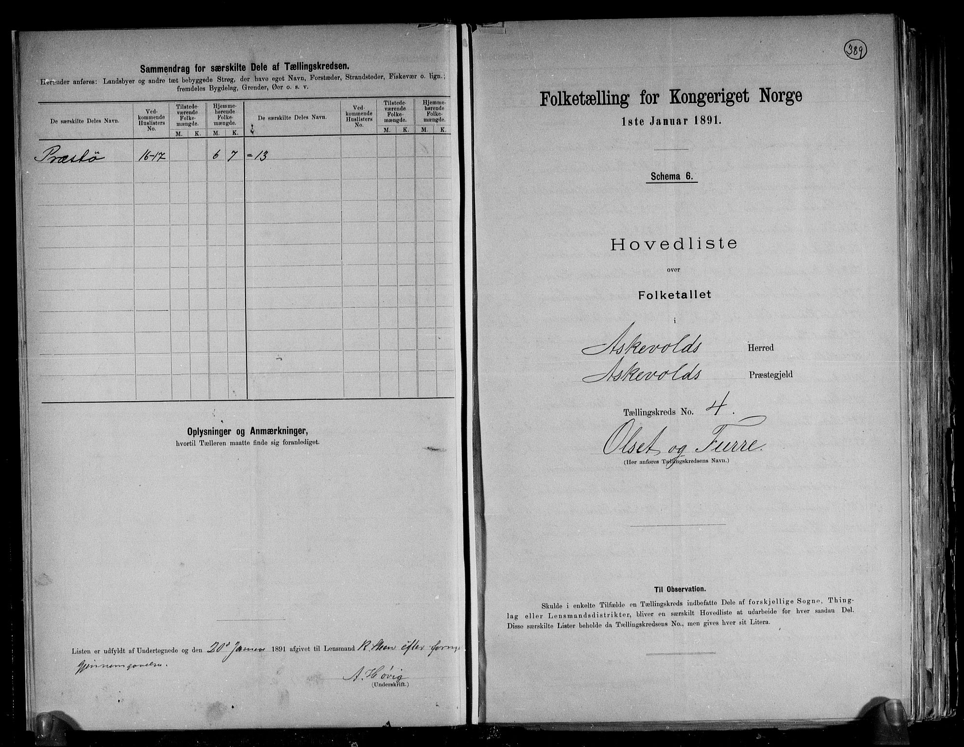 RA, Folketelling 1891 for 1428 Askvoll herred, 1891, s. 11