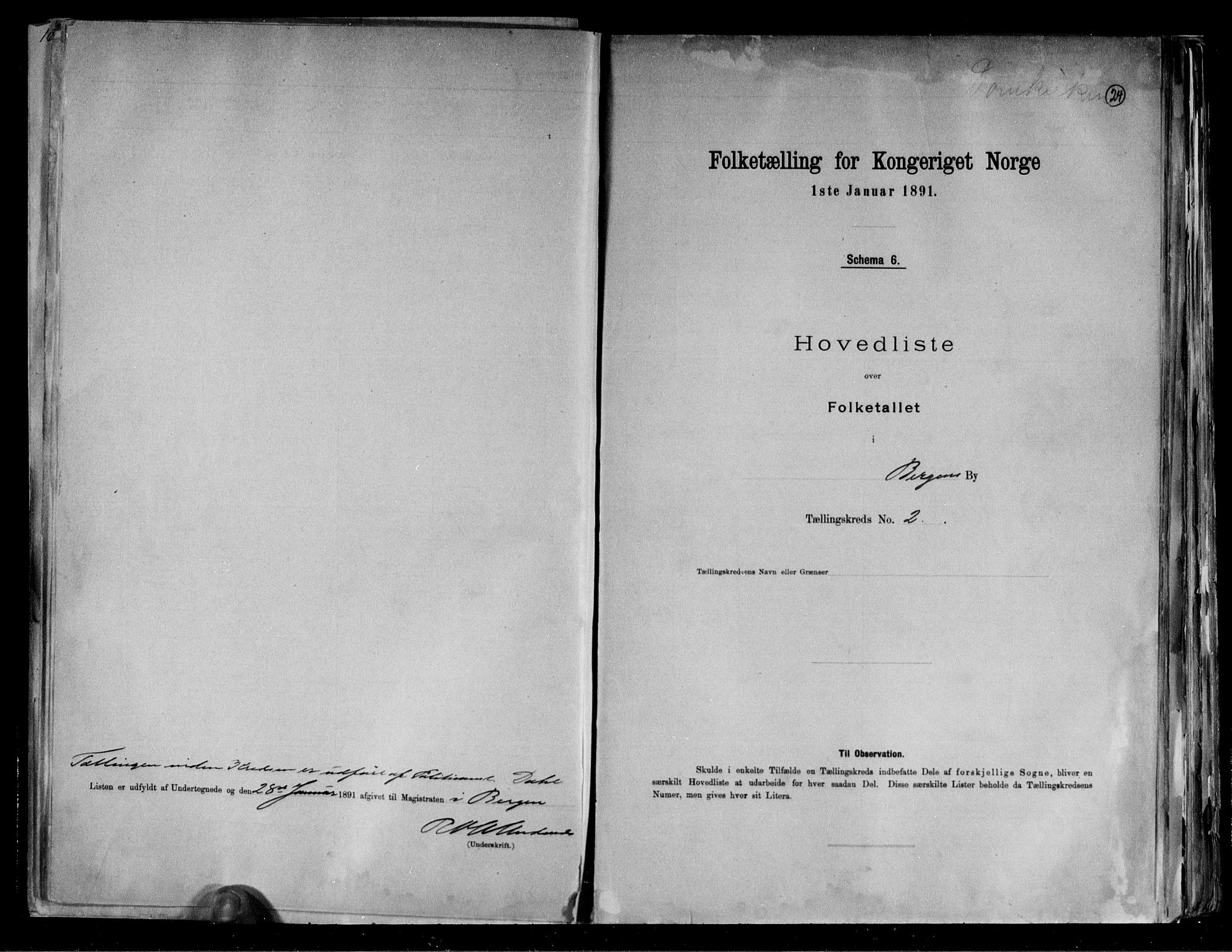 RA, Folketelling 1891 for 1301 Bergen kjøpstad, 1891, s. 24
