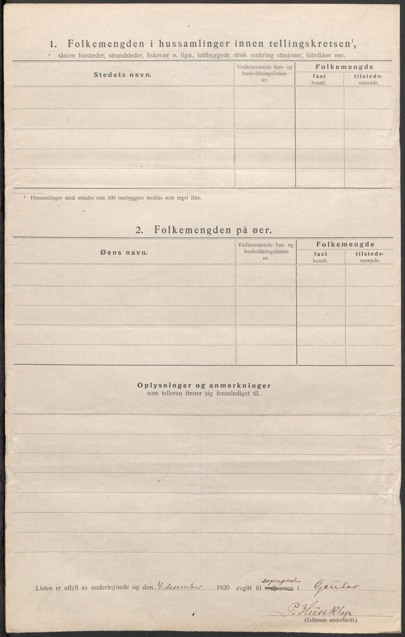 SAB, Folketelling 1920 for 1430 Gaular herred, 1920, s. 36