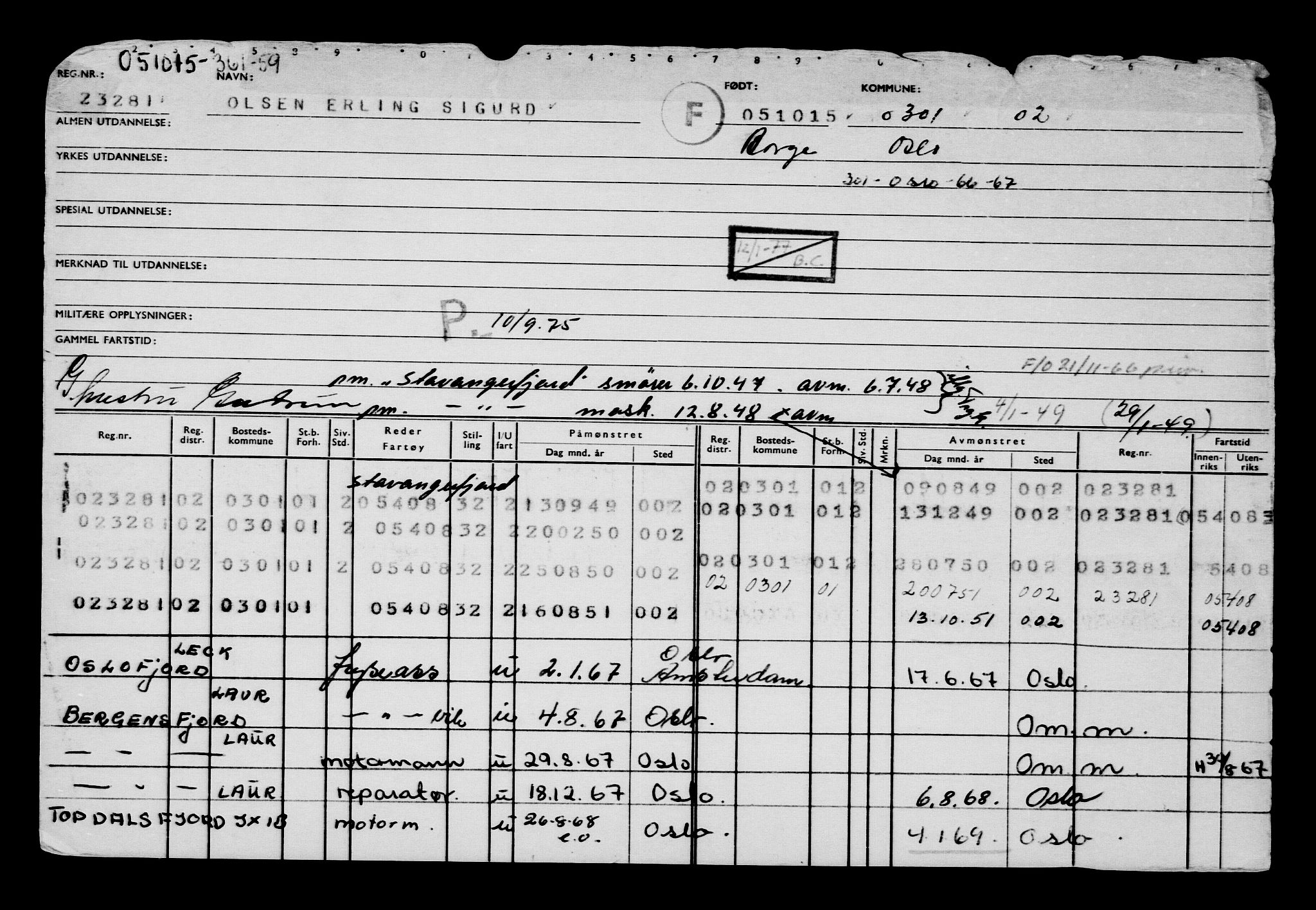 Direktoratet for sjømenn, AV/RA-S-3545/G/Gb/L0133: Hovedkort, 1915, s. 471