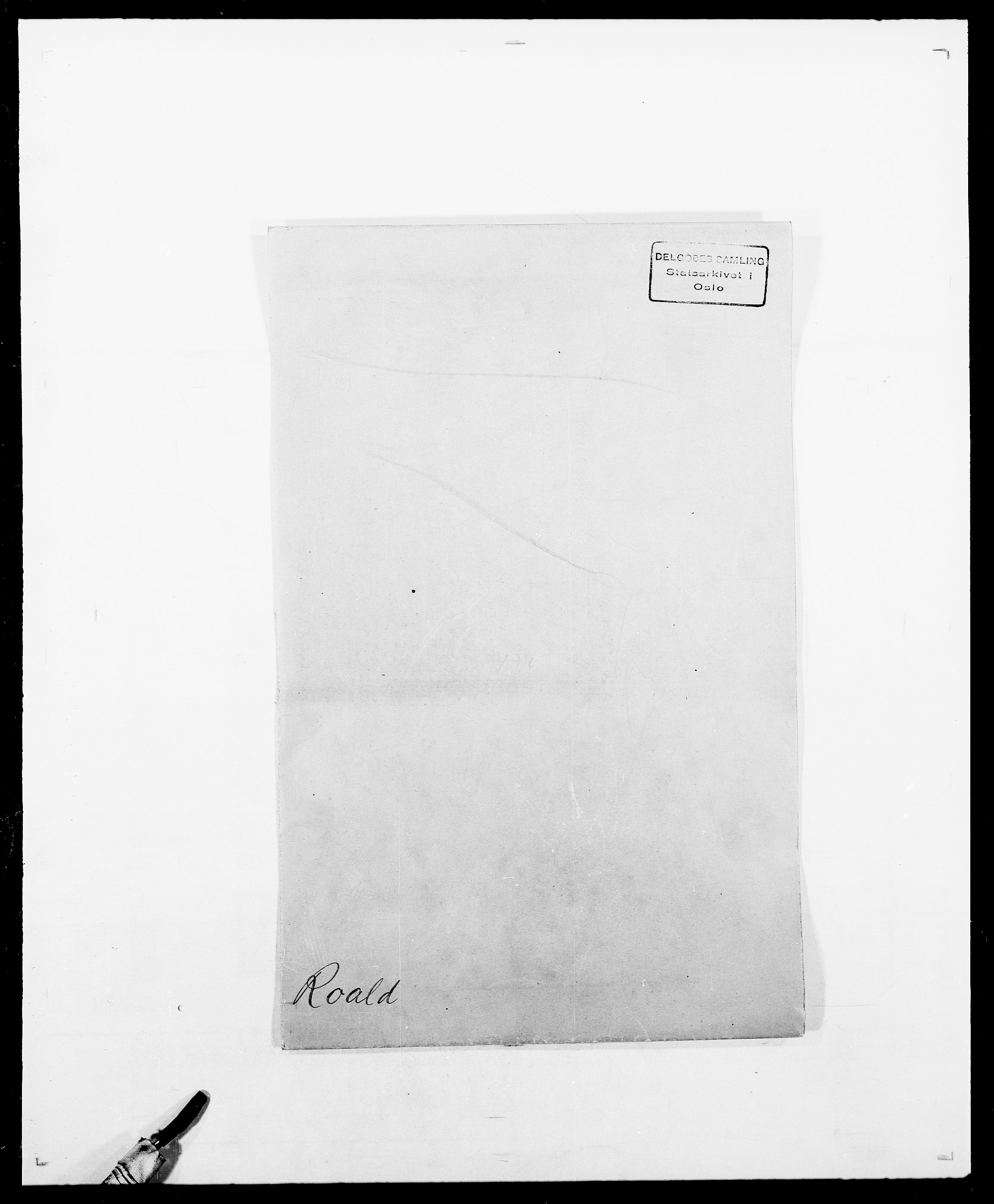 Delgobe, Charles Antoine - samling, AV/SAO-PAO-0038/D/Da/L0033: Roald - Røyem, s. 1
