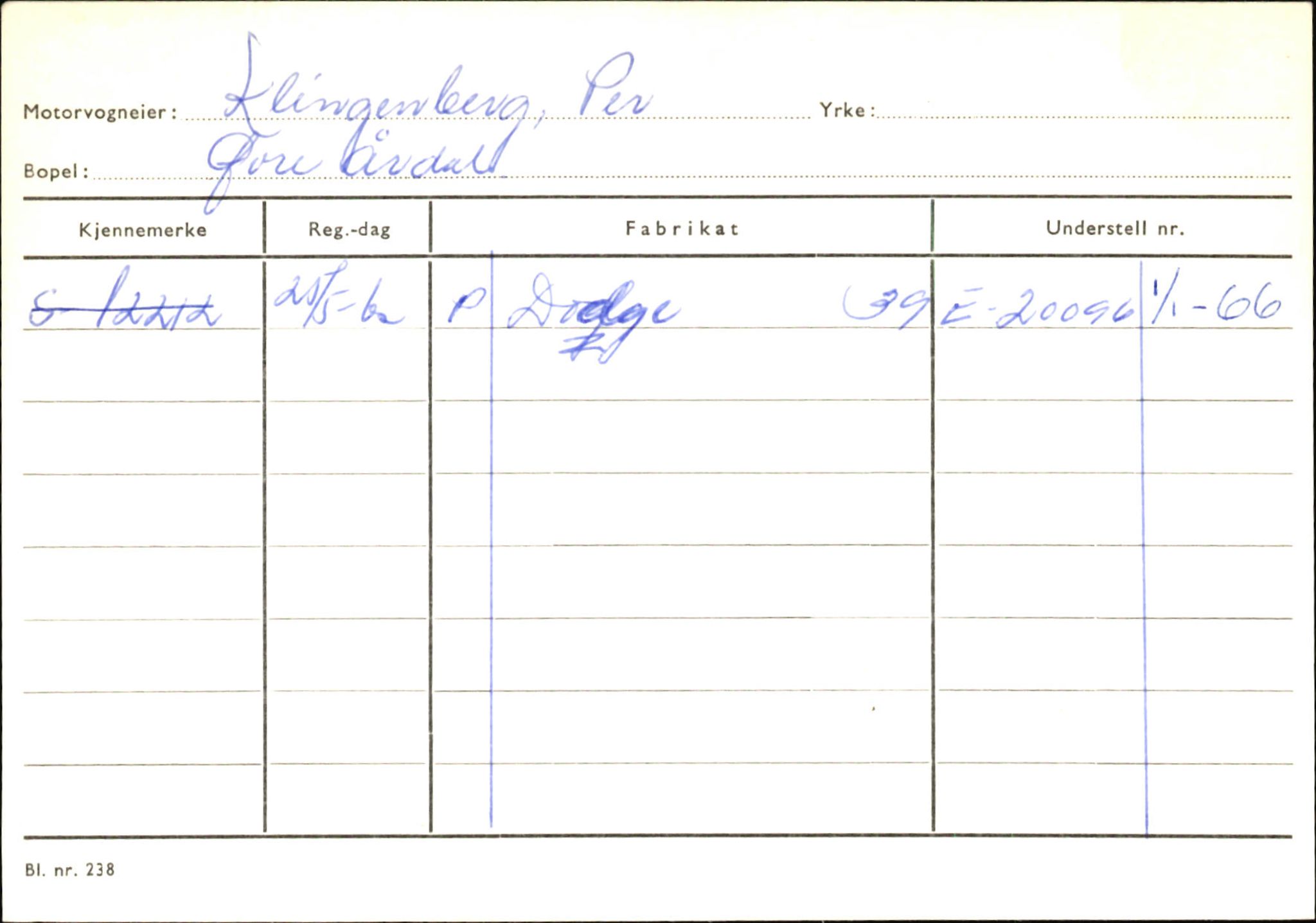 Statens vegvesen, Sogn og Fjordane vegkontor, AV/SAB-A-5301/4/F/L0145: Registerkort Vågsøy S-Å. Årdal I-P, 1945-1975, s. 1169