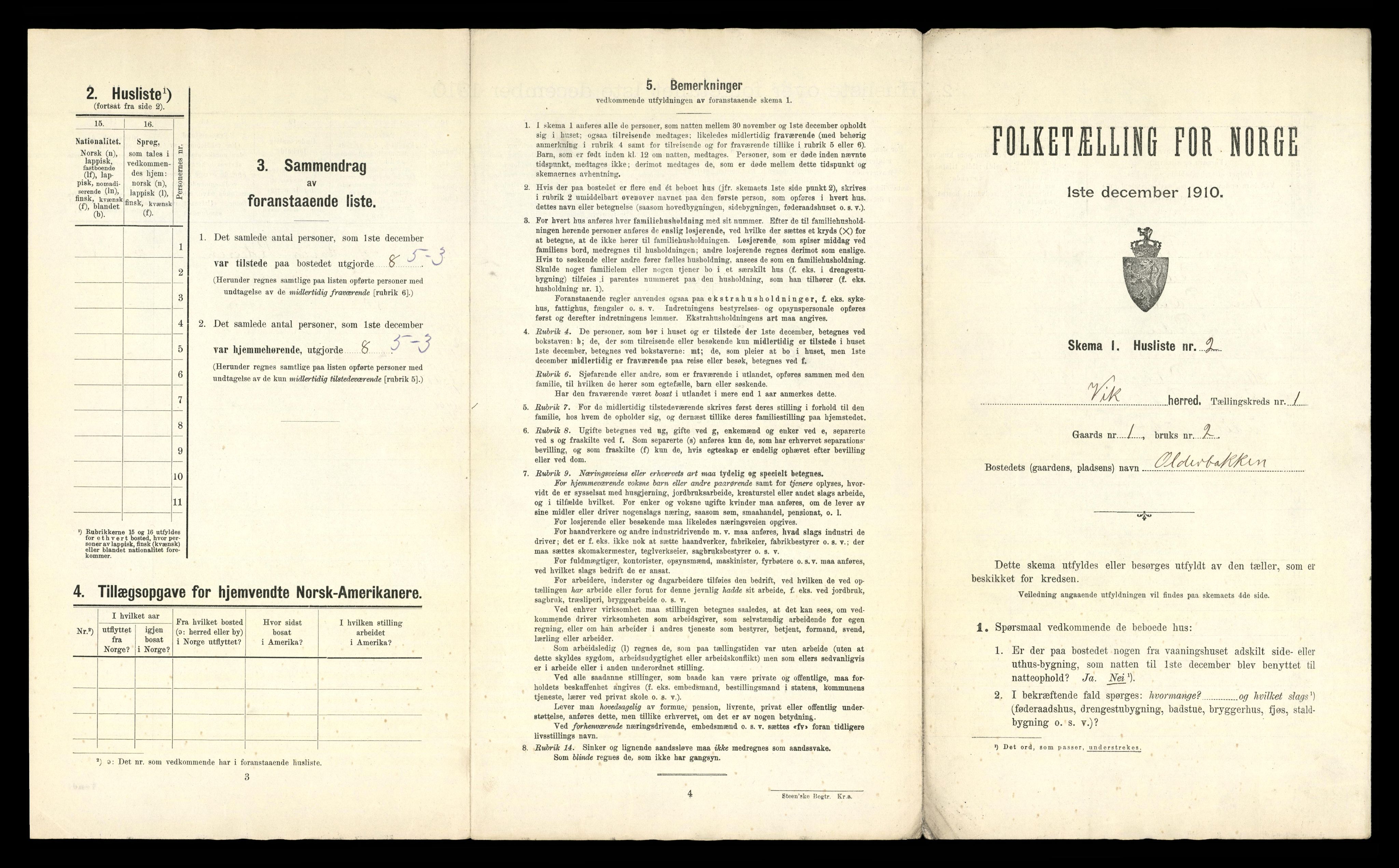 RA, Folketelling 1910 for 1812 Vik herred, 1910, s. 32