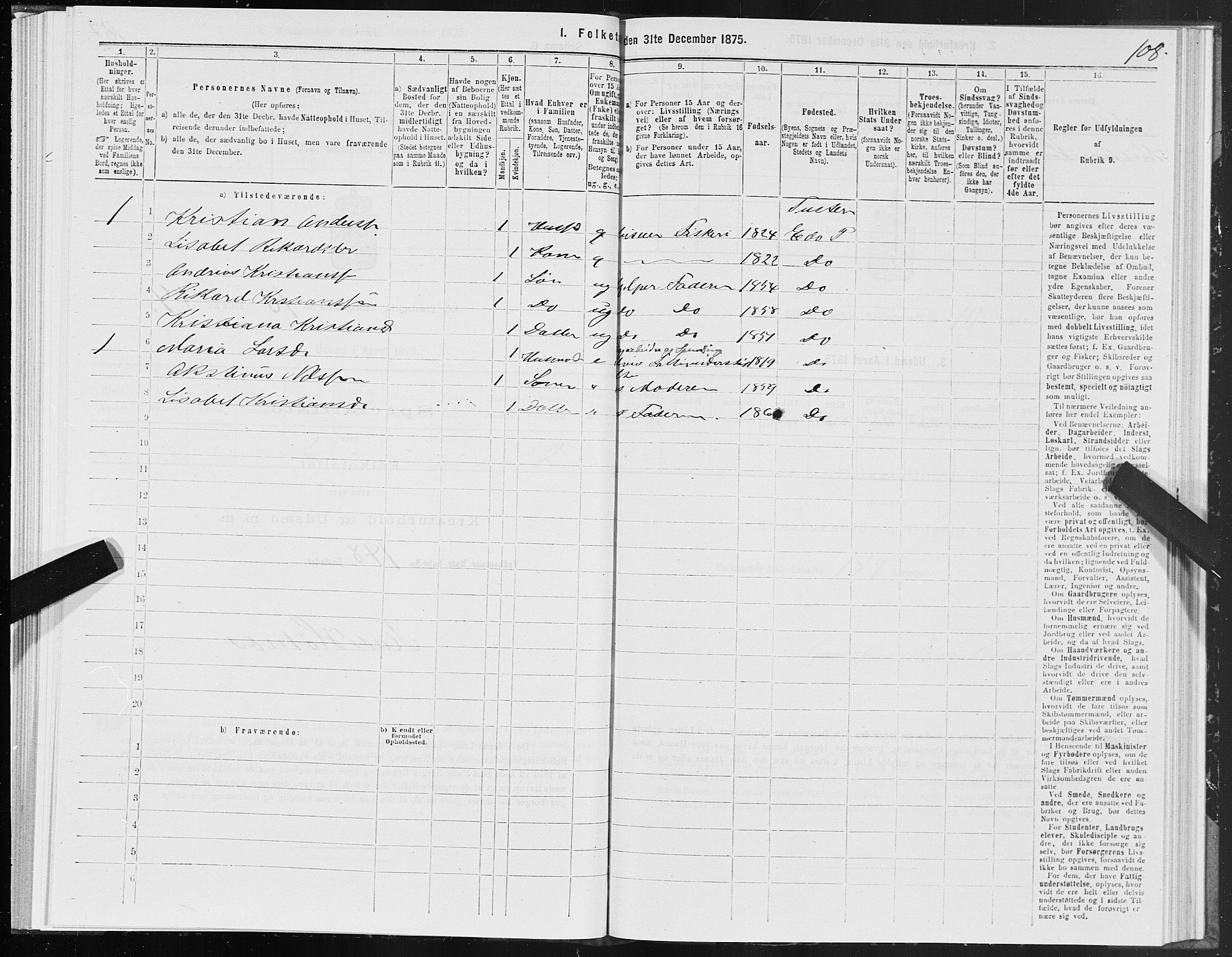 SAT, Folketelling 1875 for 1573P Edøy prestegjeld, 1875, s. 5108