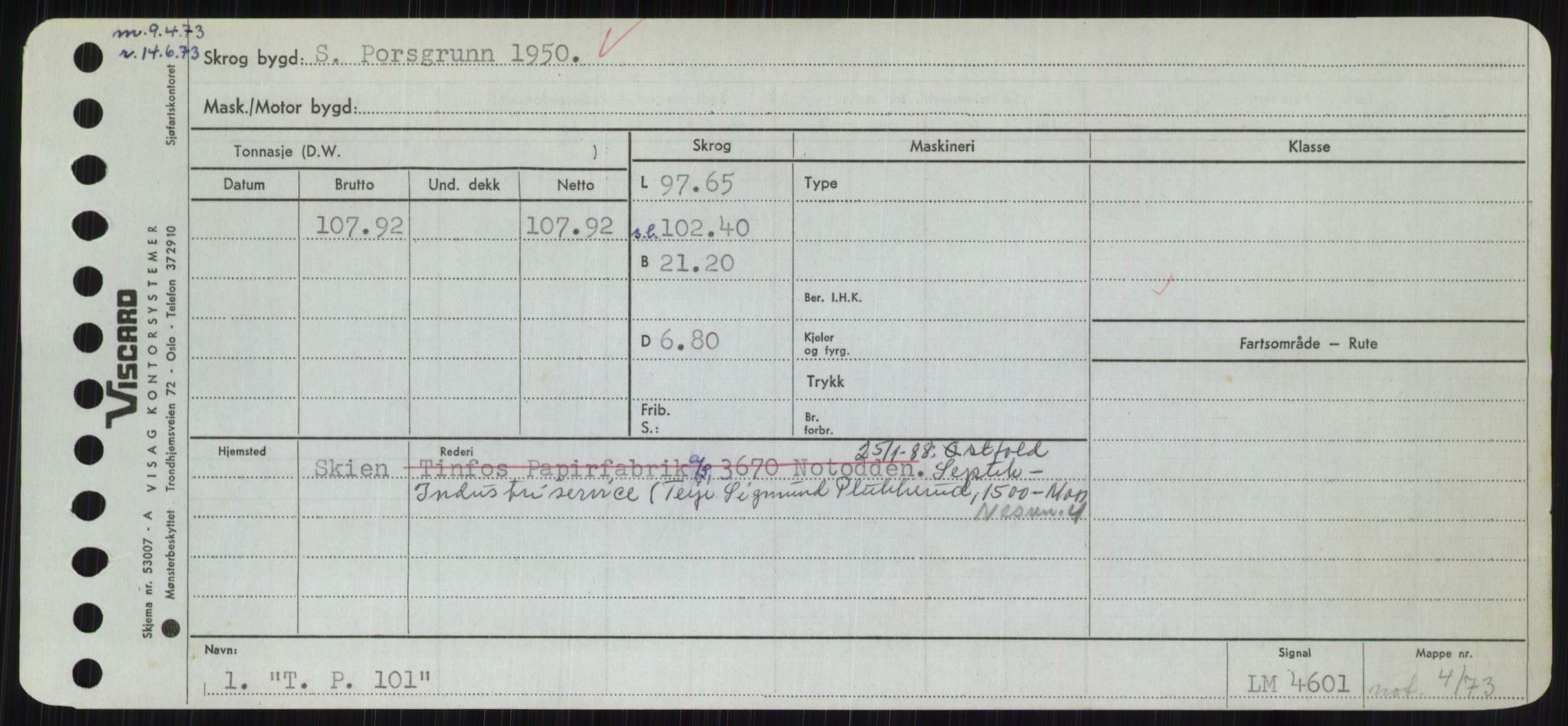 Sjøfartsdirektoratet med forløpere, Skipsmålingen, AV/RA-S-1627/H/Hc/L0001: Lektere, A-Y, s. 437