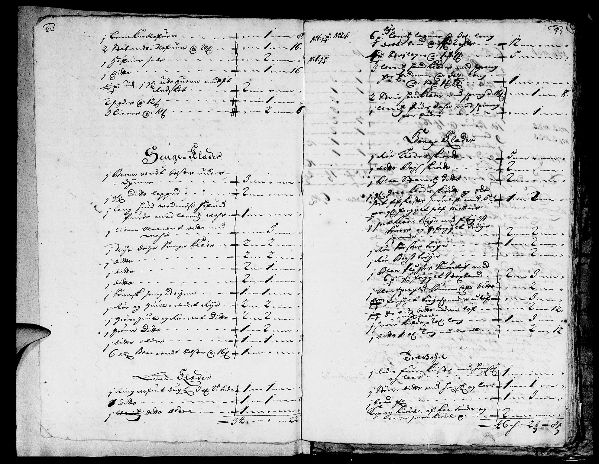 Nedenes sorenskriveri før 1824, SAK/1221-0007/H/Hc/L0004: Skifteprotokoll med register nr 4, Tromøy og Birkenes, 1702-1709, s. 2-3