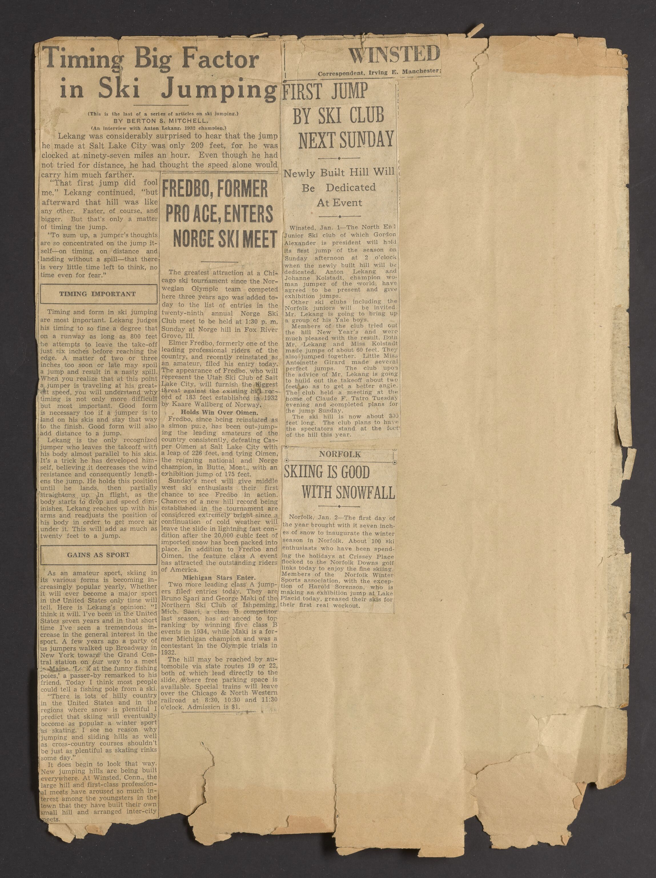  Kolstad, Johanne, AV/RA-PA-2118/U/Ua/L0001: Tapetboka (Scrap Book) med løse blader og avisutklipp, 1911-1939