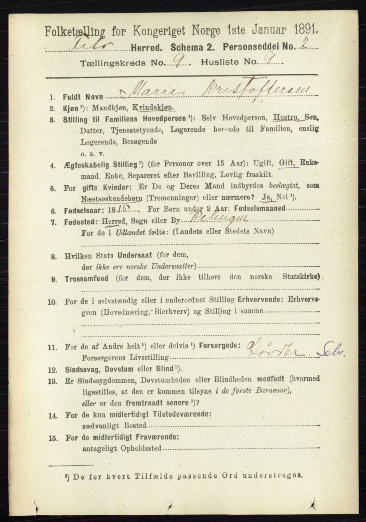 RA, Folketelling 1891 for 0227 Fet herred, 1891, s. 3551