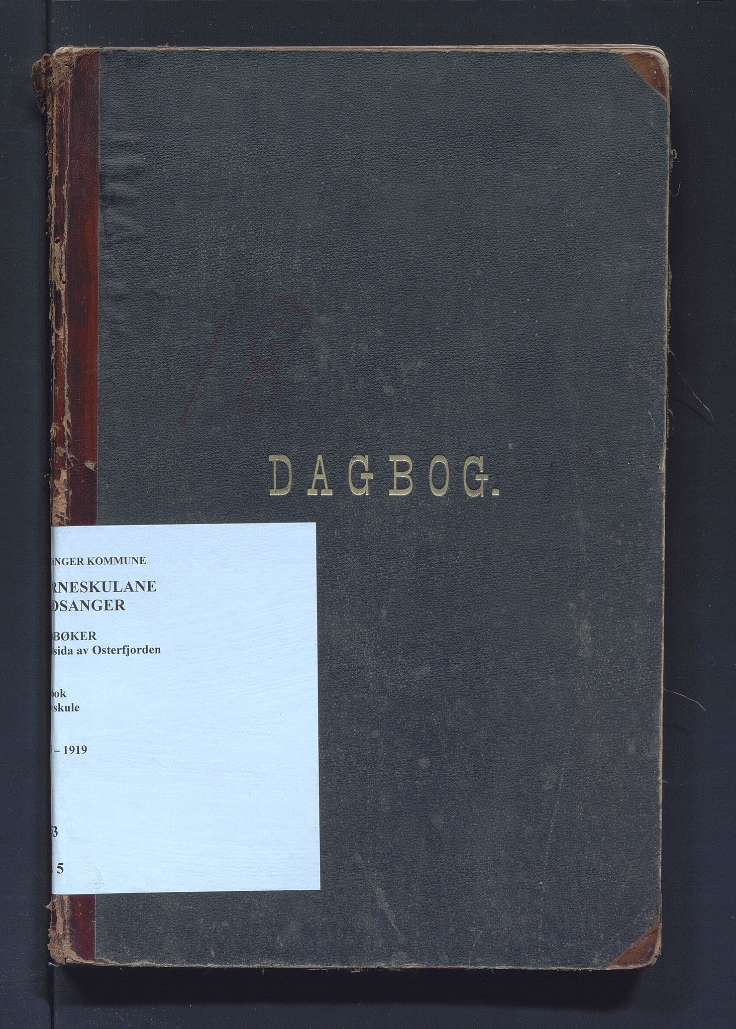 Hosanger kommune. Barneskulane, IKAH/1253a-231/G/Gb/L0005: Dagbok for læraren i Eide skule, 1897-1919
