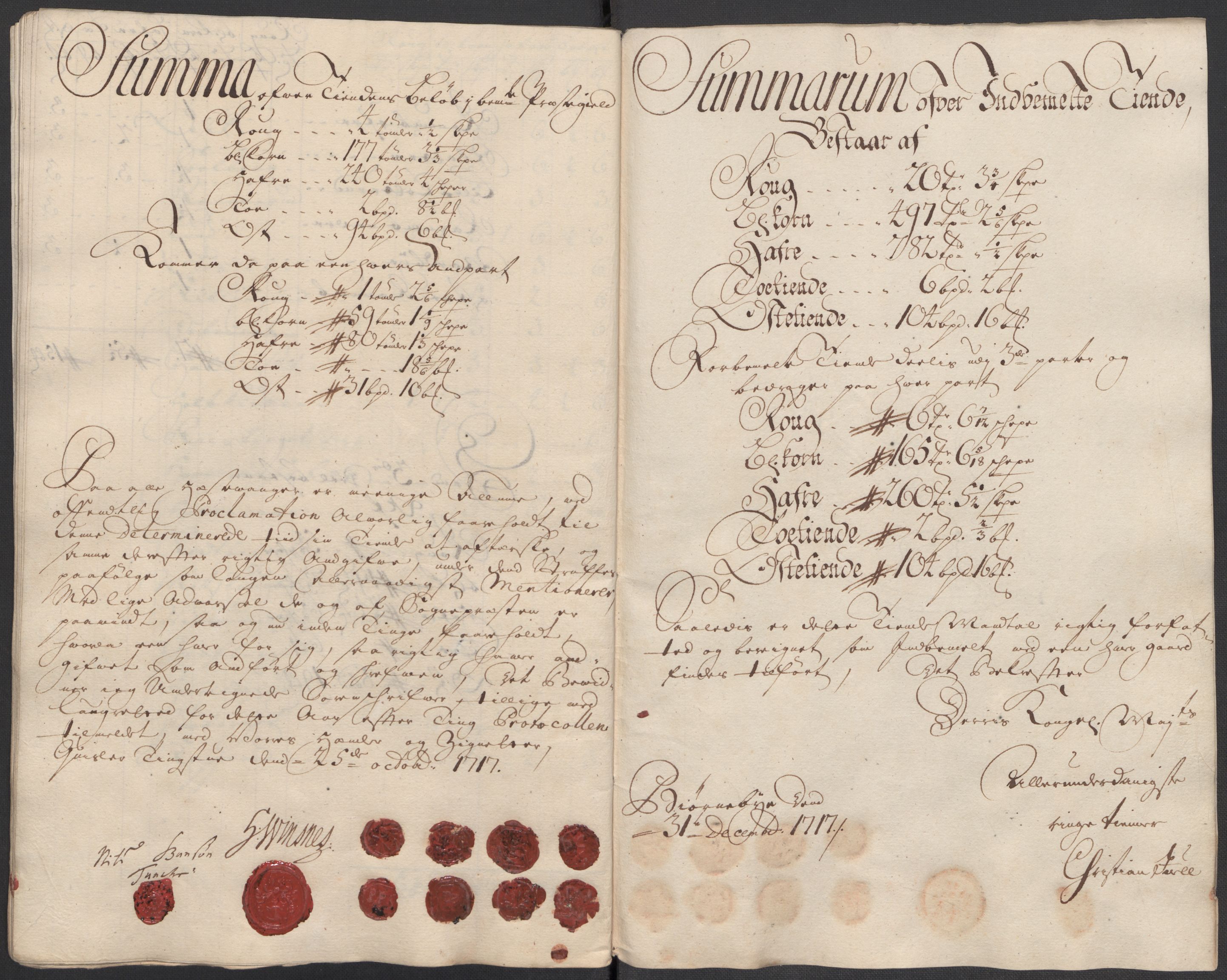 Rentekammeret inntil 1814, Reviderte regnskaper, Fogderegnskap, AV/RA-EA-4092/R13/L0856: Fogderegnskap Solør, Odal og Østerdal, 1717, s. 280