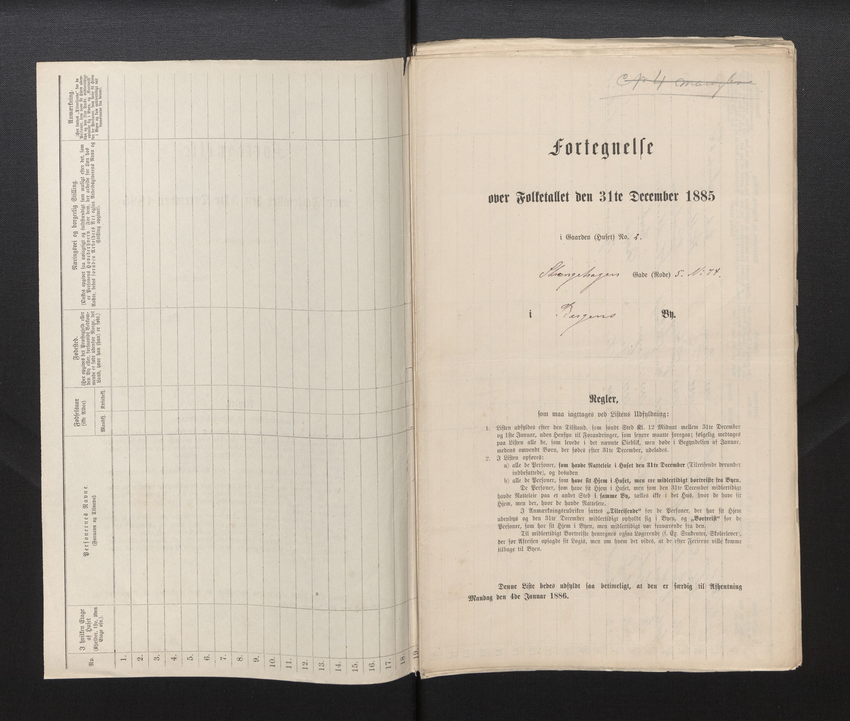 SAB, Folketelling 1885 for 1301 Bergen kjøpstad, 1885, s. 6680