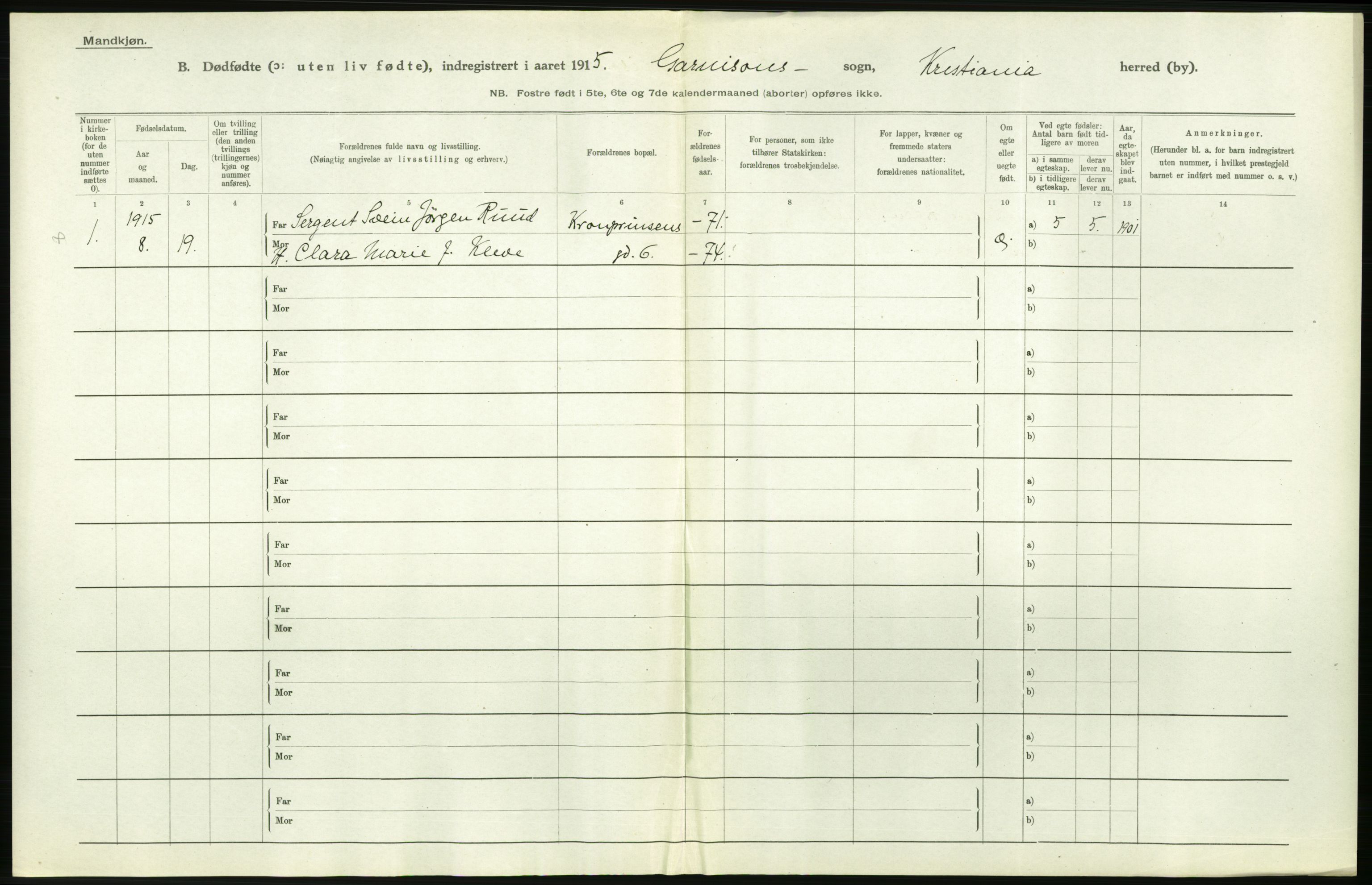 Statistisk sentralbyrå, Sosiodemografiske emner, Befolkning, RA/S-2228/D/Df/Dfb/Dfbe/L0010: Kristiania: Døde, dødfødte., 1915, s. 512