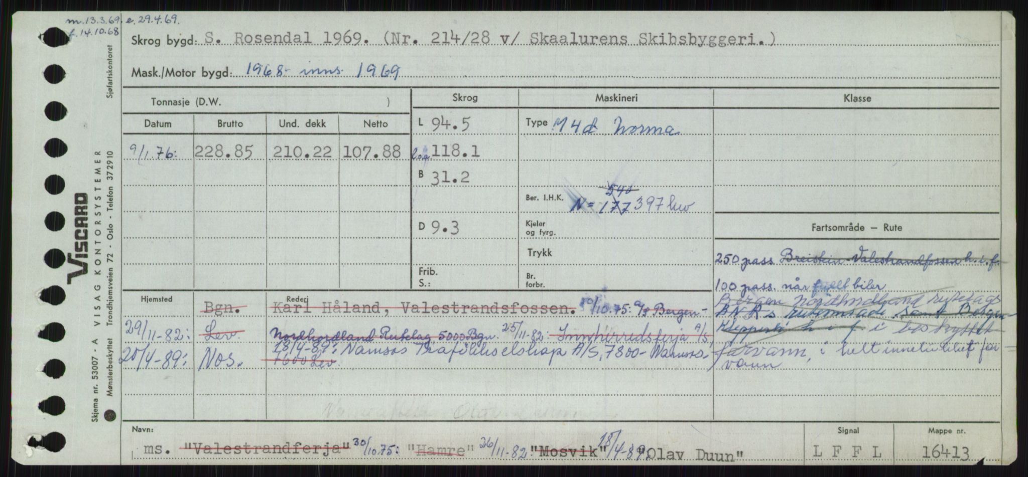 Sjøfartsdirektoratet med forløpere, Skipsmålingen, RA/S-1627/H/Ha/L0004/0002: Fartøy, Mas-R / Fartøy, Odin-R, s. 31