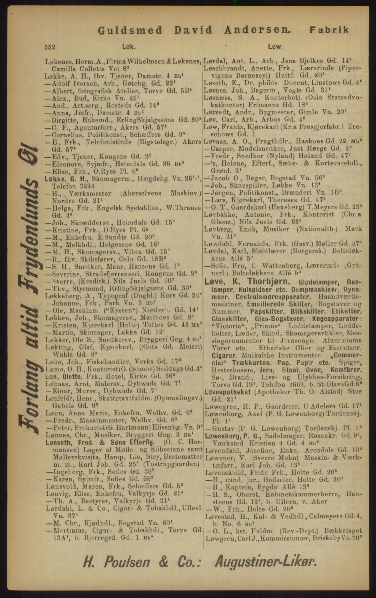 Kristiania/Oslo adressebok, PUBL/-, 1902, s. 552