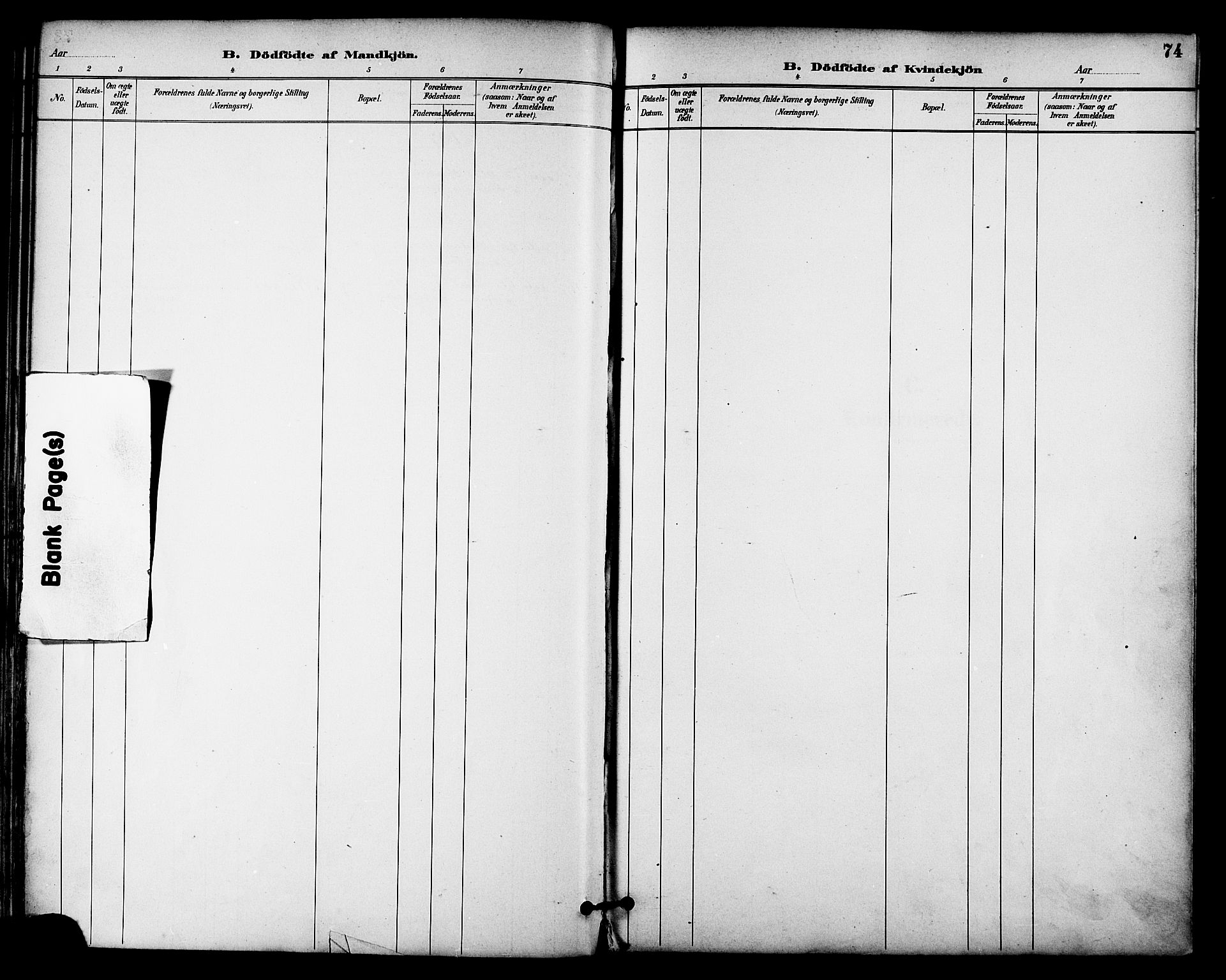 Ministerialprotokoller, klokkerbøker og fødselsregistre - Nordland, AV/SAT-A-1459/814/L0226: Ministerialbok nr. 814A07, 1886-1898, s. 74