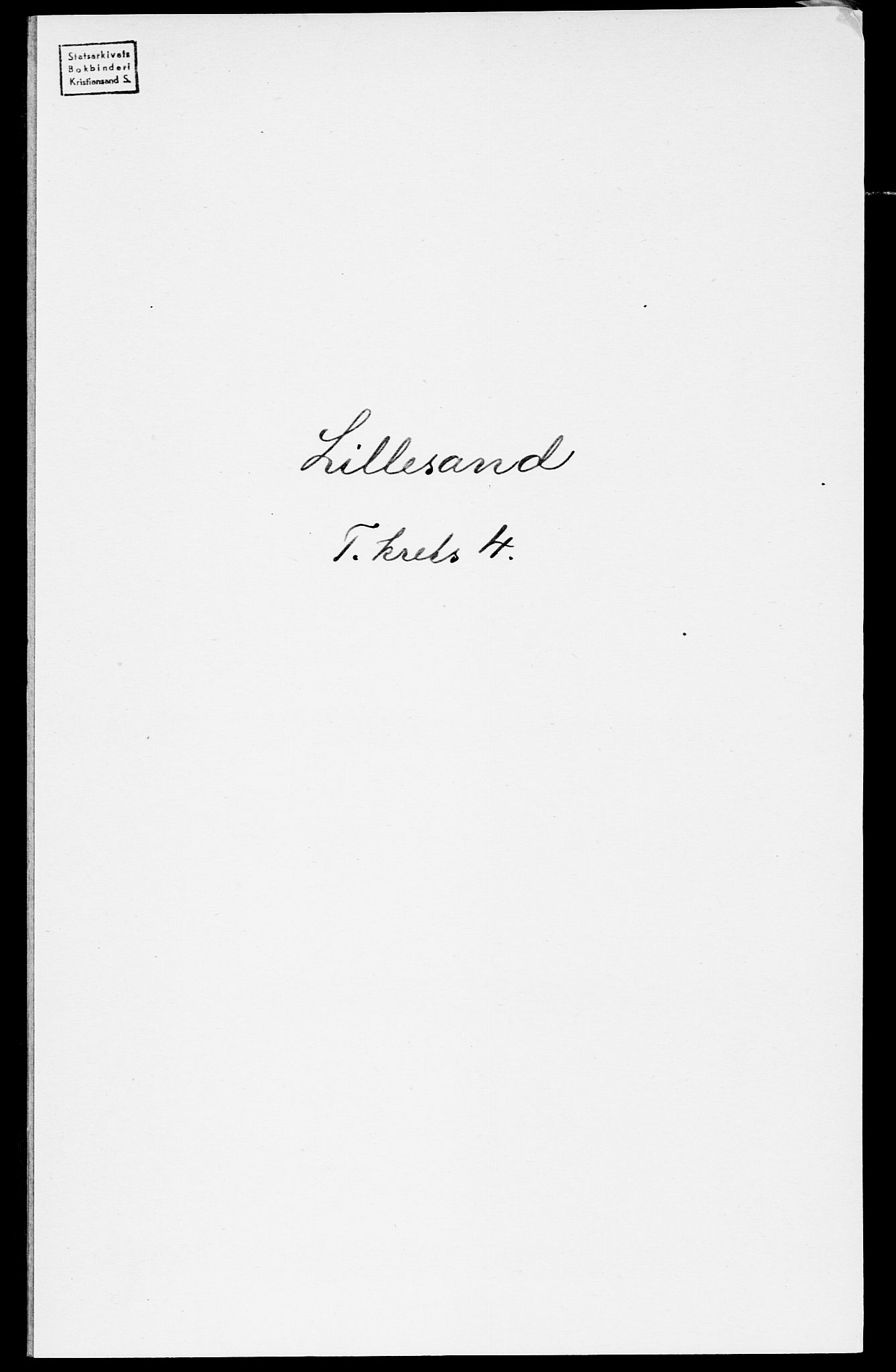 SAK, Folketelling 1875 for 0905B Vestre Moland prestegjeld, Lillesand ladested, 1875, s. 267