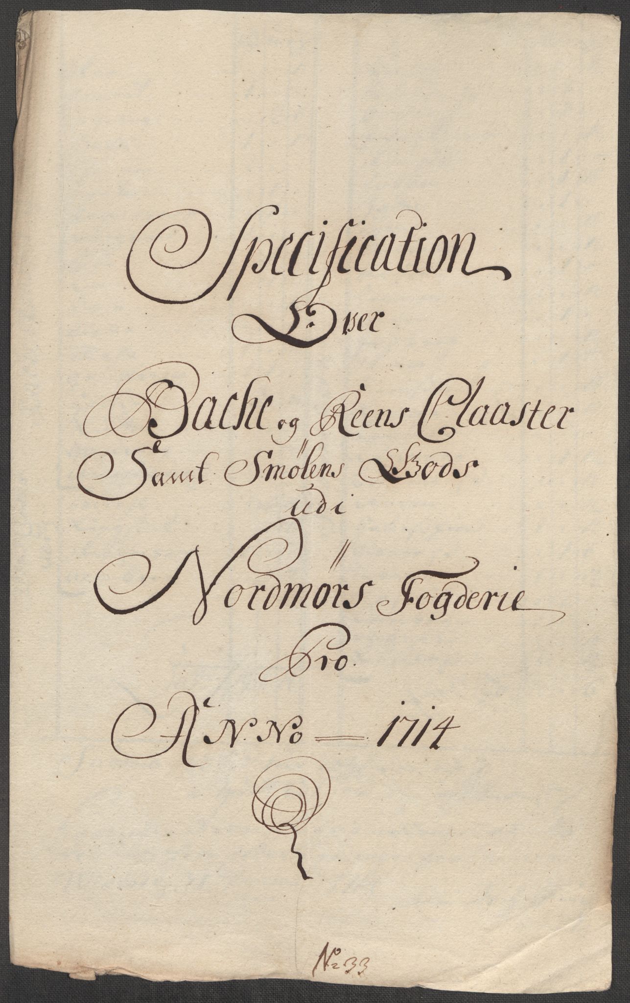 Rentekammeret inntil 1814, Reviderte regnskaper, Fogderegnskap, RA/EA-4092/R56/L3748: Fogderegnskap Nordmøre, 1714-1715, s. 179