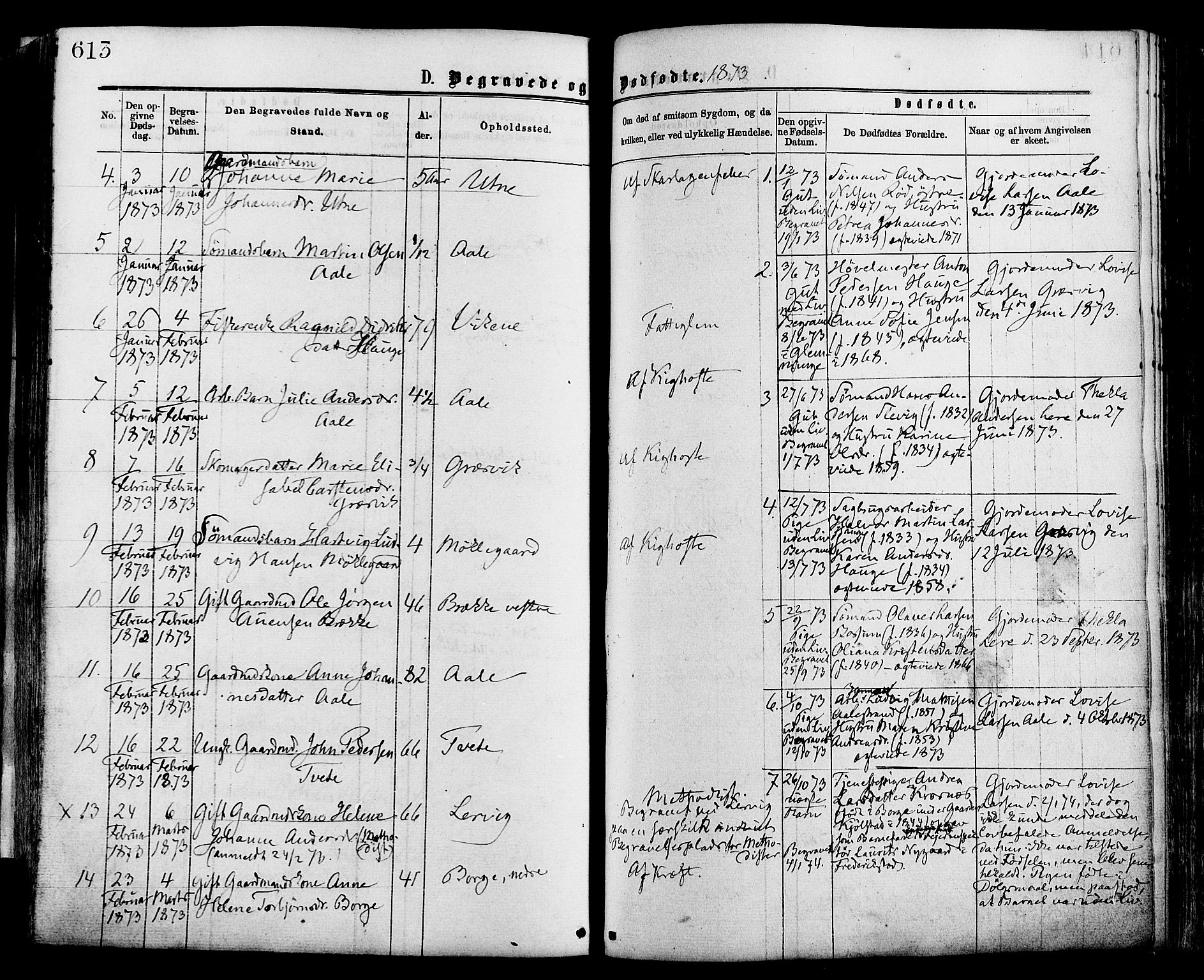Onsøy prestekontor Kirkebøker, AV/SAO-A-10914/F/Fa/L0004: Ministerialbok nr. I 4, 1861-1877, s. 613