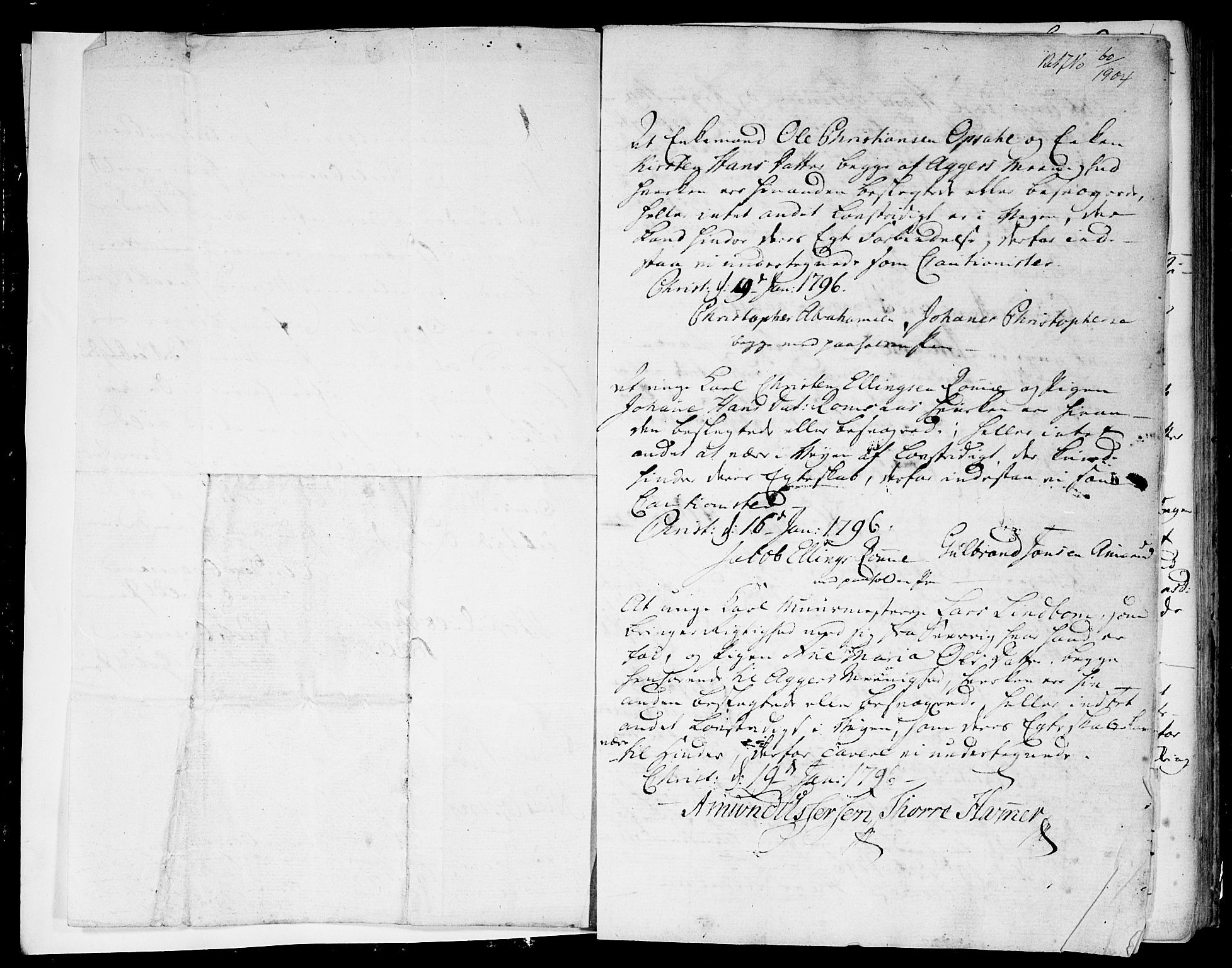 Aker prestekontor kirkebøker, AV/SAO-A-10861/L/L0005: Forlovererklæringer nr. 5, 1796-1821