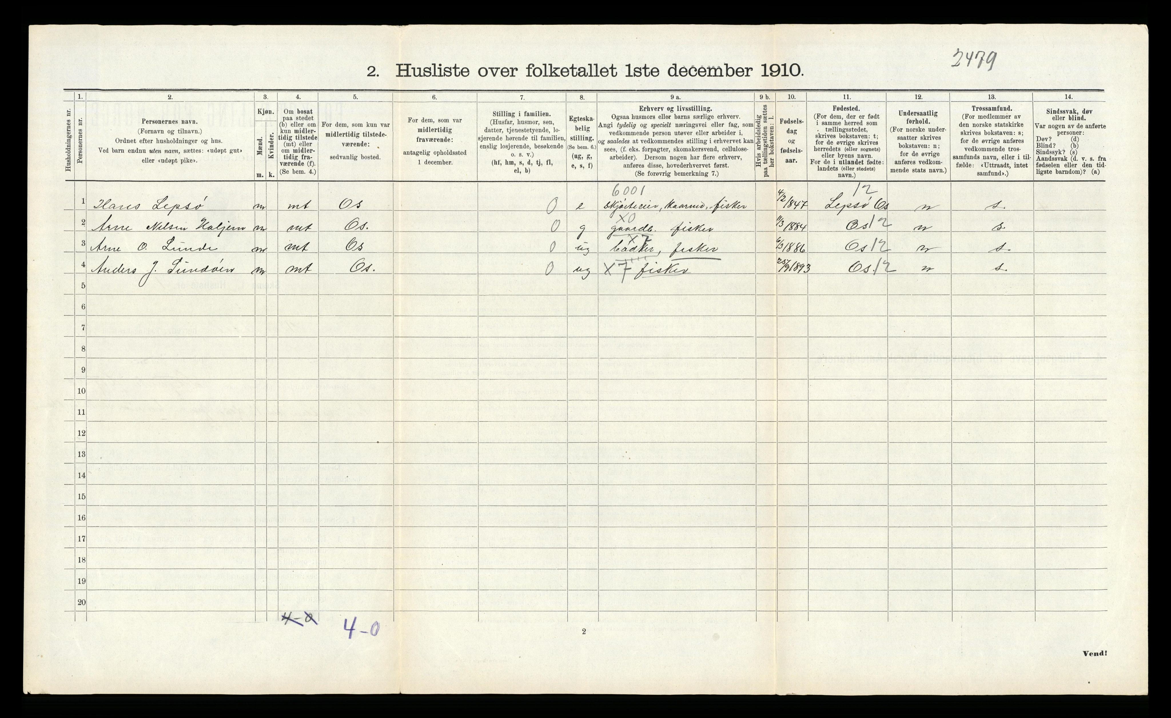 RA, Folketelling 1910 for 1225 Varaldsøy herred, 1910, s. 138