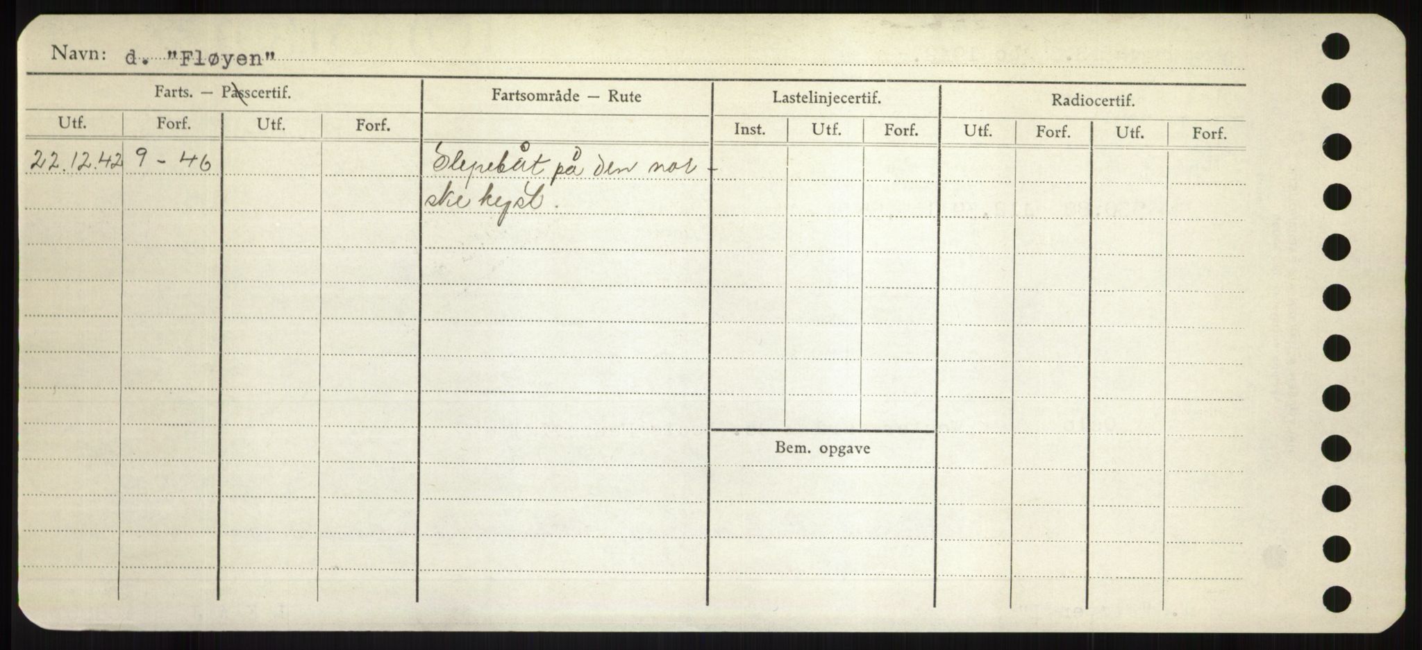 Sjøfartsdirektoratet med forløpere, Skipsmålingen, RA/S-1627/H/Hd/L0011: Fartøy, Fla-Får, s. 96