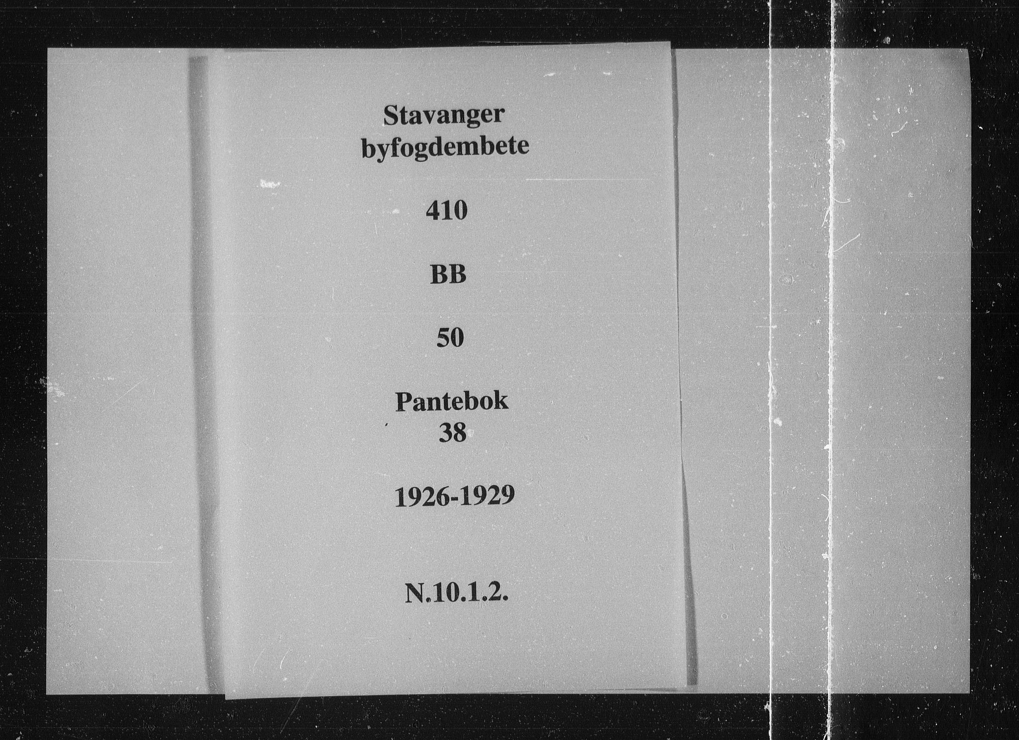 Stavanger byfogd, SAST/A-101408/001/4/41/410/410BB/L0050: Pantebok nr. 39, 1926-1929