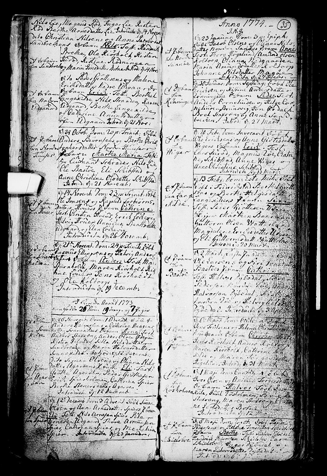 Hvaler prestekontor Kirkebøker, AV/SAO-A-2001/F/Fa/L0003: Ministerialbok nr. I 3, 1758-1796, s. 35