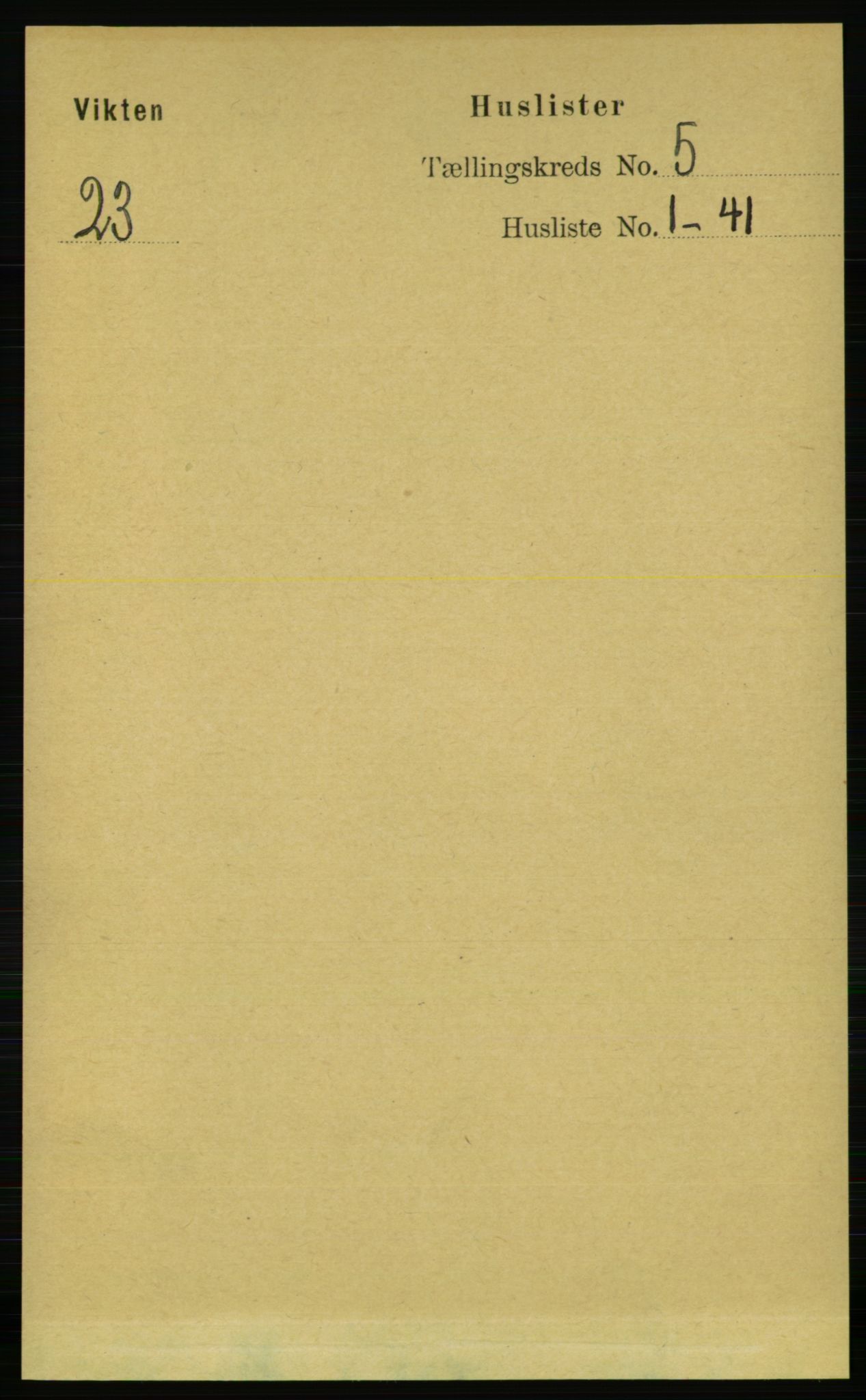 RA, Folketelling 1891 for 1750 Vikna herred, 1891, s. 2798