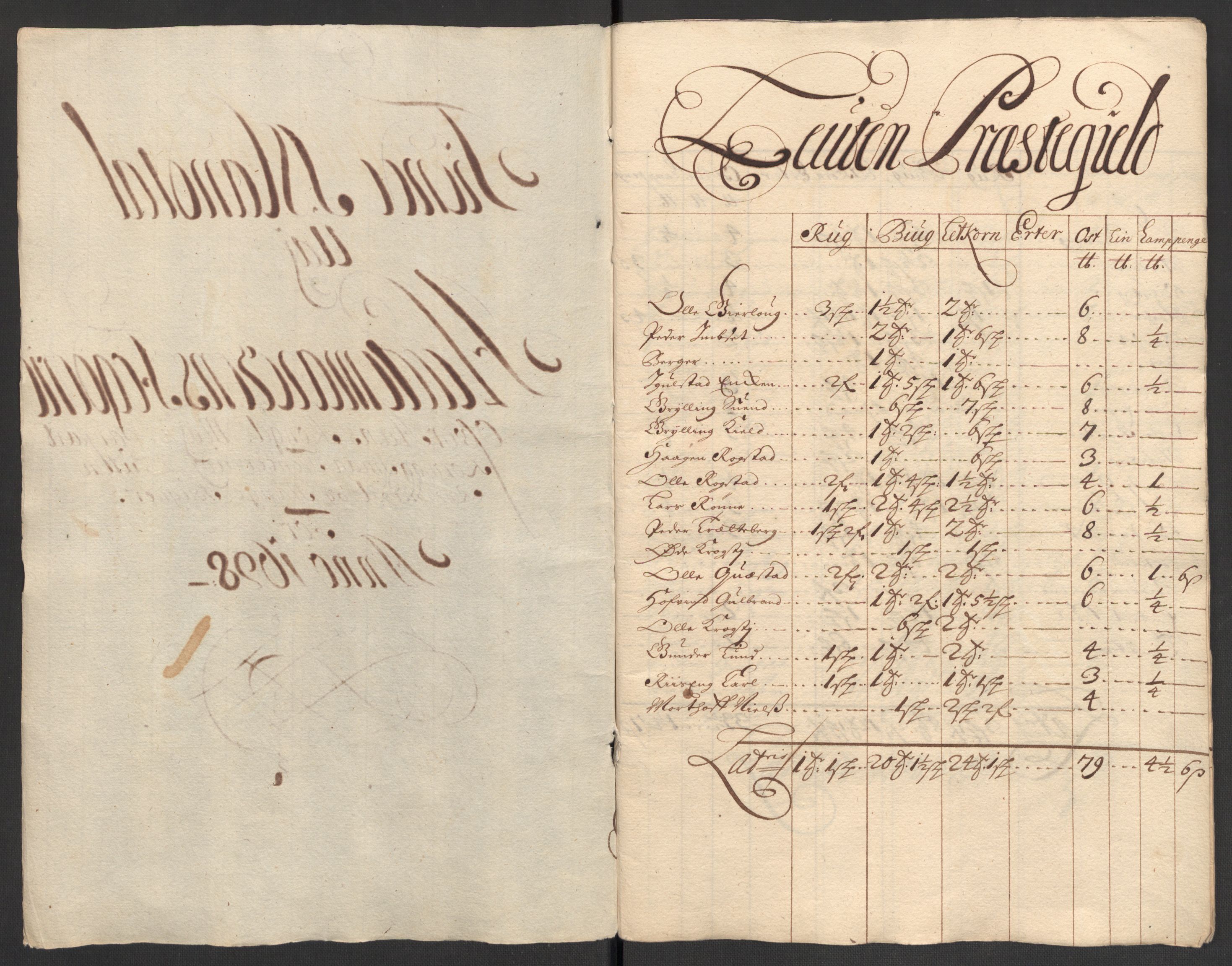 Rentekammeret inntil 1814, Reviderte regnskaper, Fogderegnskap, RA/EA-4092/R16/L1037: Fogderegnskap Hedmark, 1697-1698, s. 355