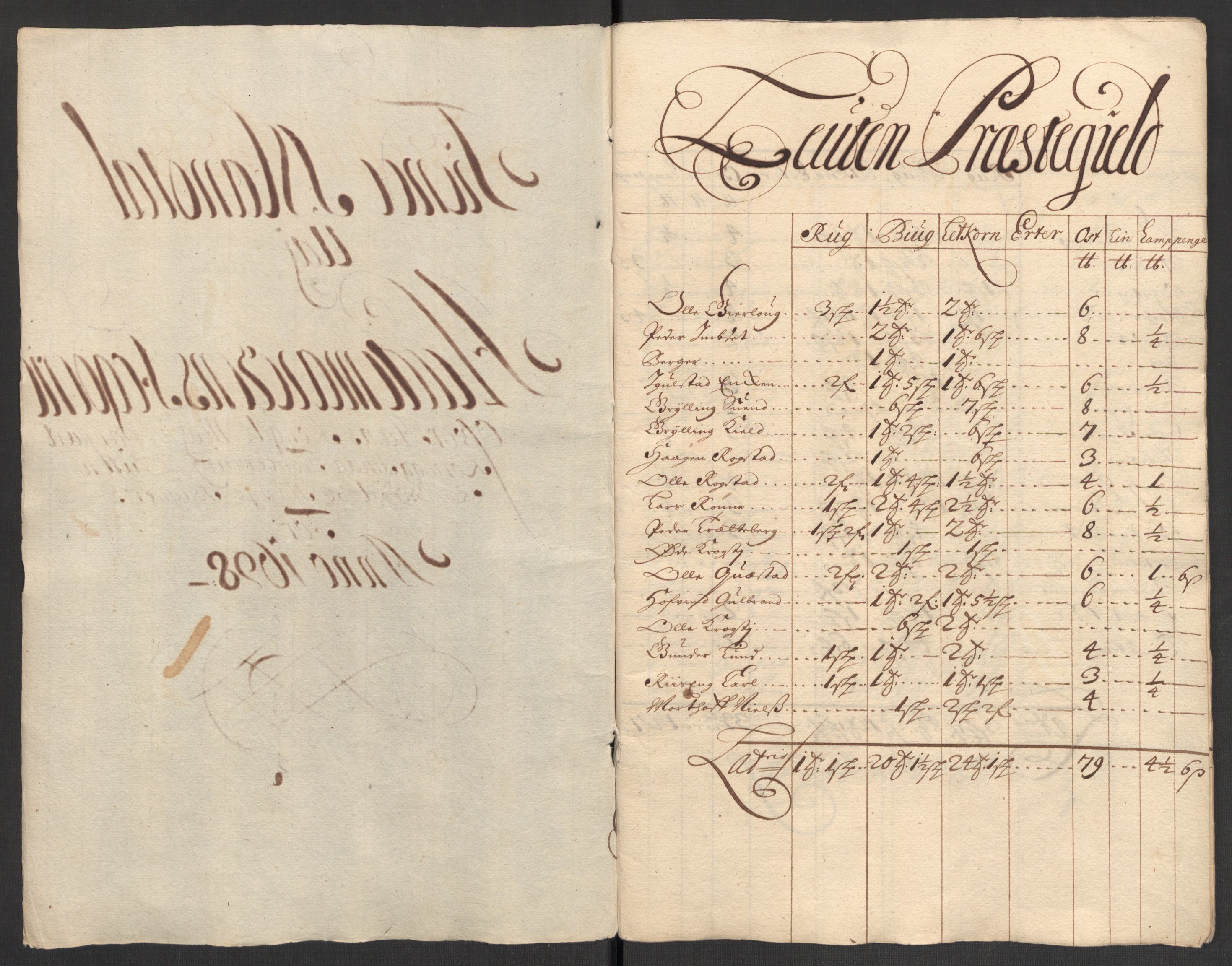 Rentekammeret inntil 1814, Reviderte regnskaper, Fogderegnskap, AV/RA-EA-4092/R16/L1037: Fogderegnskap Hedmark, 1697-1698, s. 355