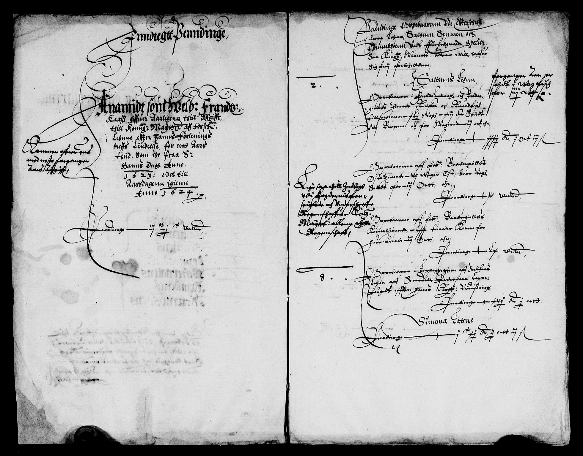 Rentekammeret inntil 1814, Reviderte regnskaper, Lensregnskaper, AV/RA-EA-5023/R/Rb/Rbz/L0014: Nordlandenes len, 1622-1624