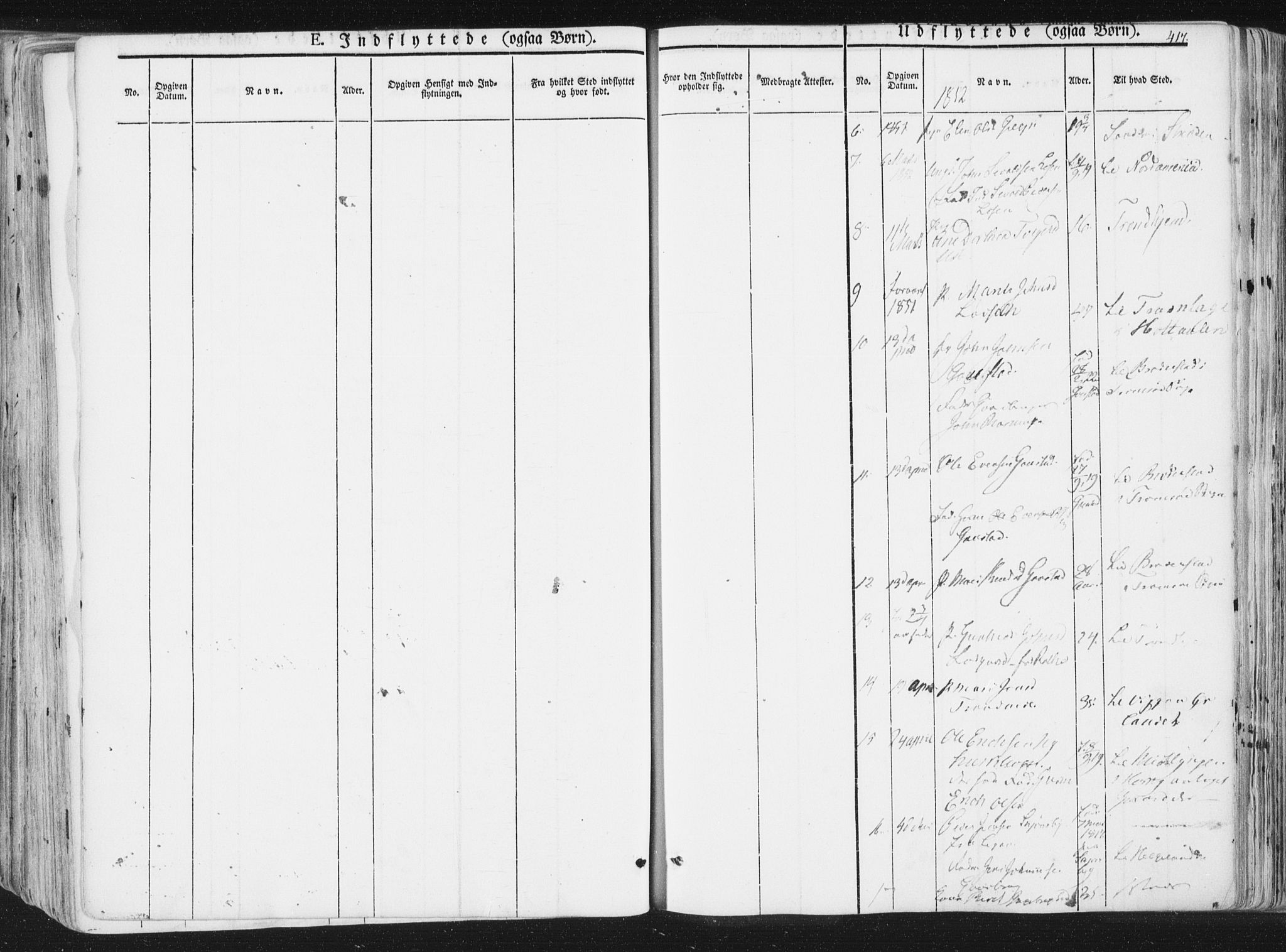 Ministerialprotokoller, klokkerbøker og fødselsregistre - Sør-Trøndelag, SAT/A-1456/691/L1074: Ministerialbok nr. 691A06, 1842-1852, s. 417