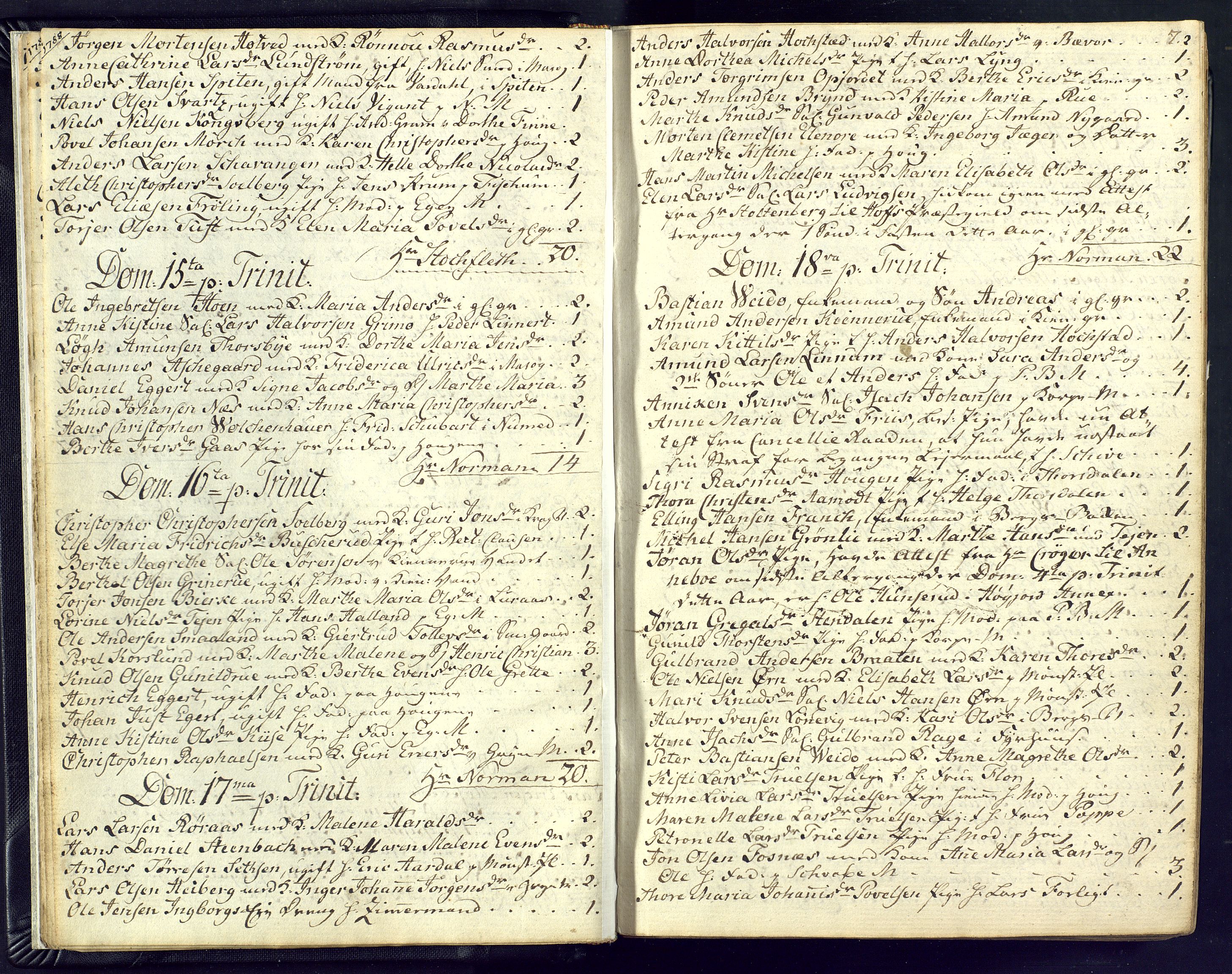 Kongsberg kirkebøker, AV/SAKO-A-22/M/Ma/L0011: Kommunikantprotokoll nr. 11, 1788-1795, s. 7