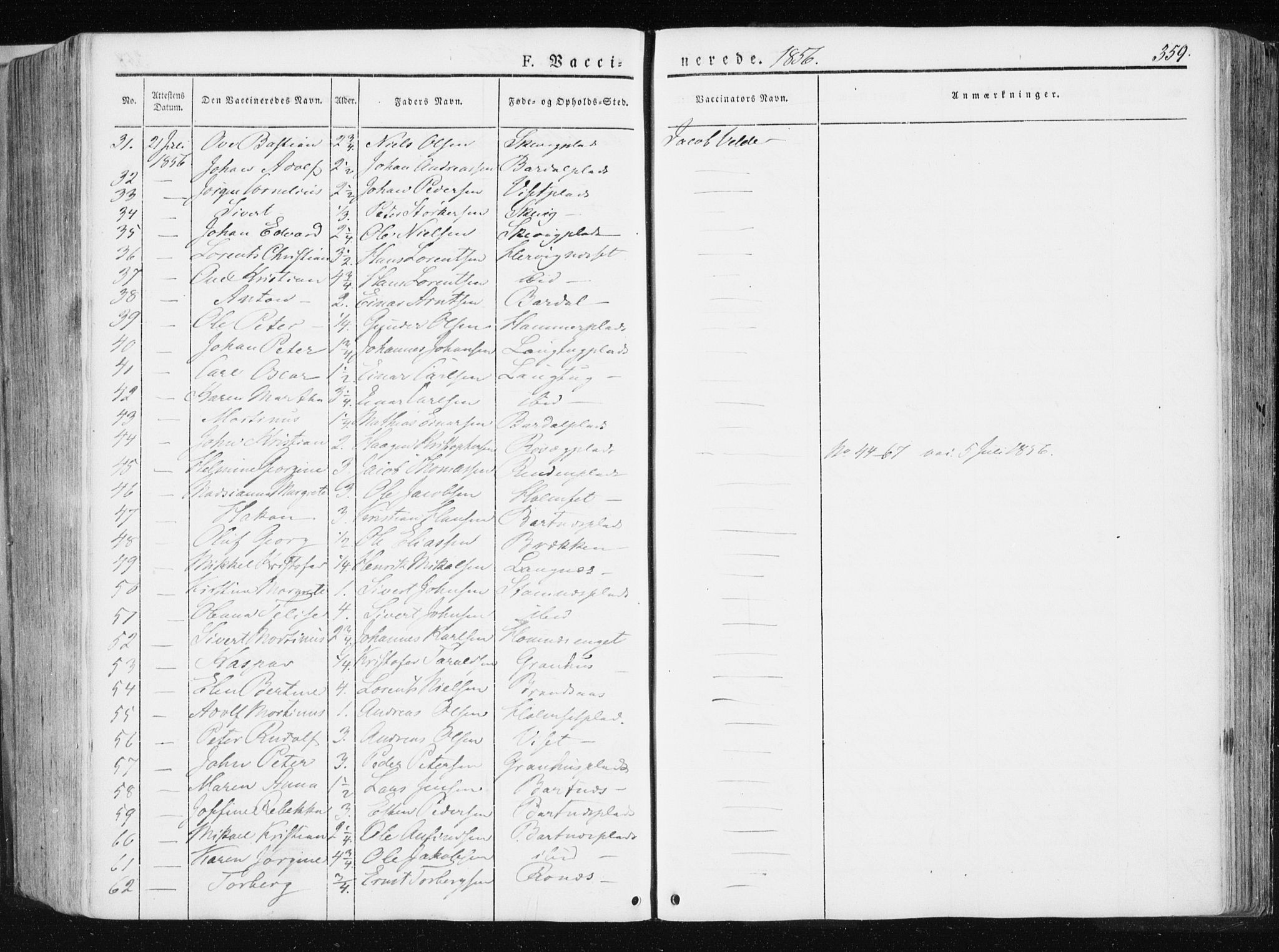 Ministerialprotokoller, klokkerbøker og fødselsregistre - Nord-Trøndelag, SAT/A-1458/741/L0393: Ministerialbok nr. 741A07, 1849-1863, s. 359