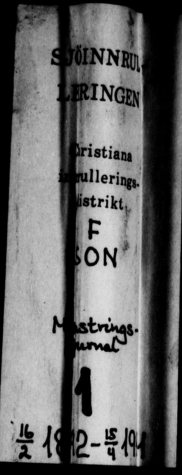 Son mønstringskontor, SAO/A-10569e/G/Ga/L0001: Mønstringsjournal, 1892-1911, s. 1