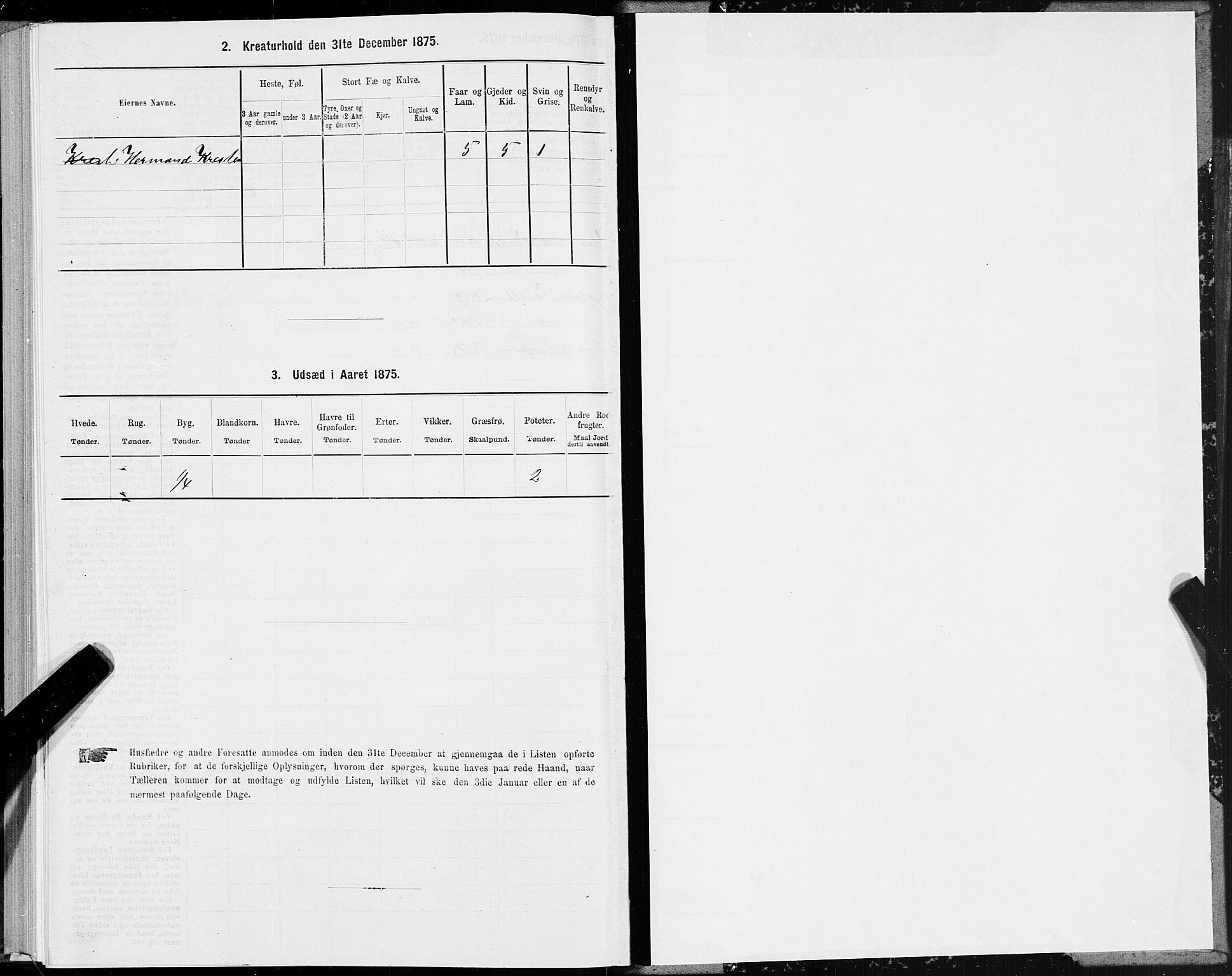 SAT, Folketelling 1875 for 1836P Rødøy prestegjeld, 1875