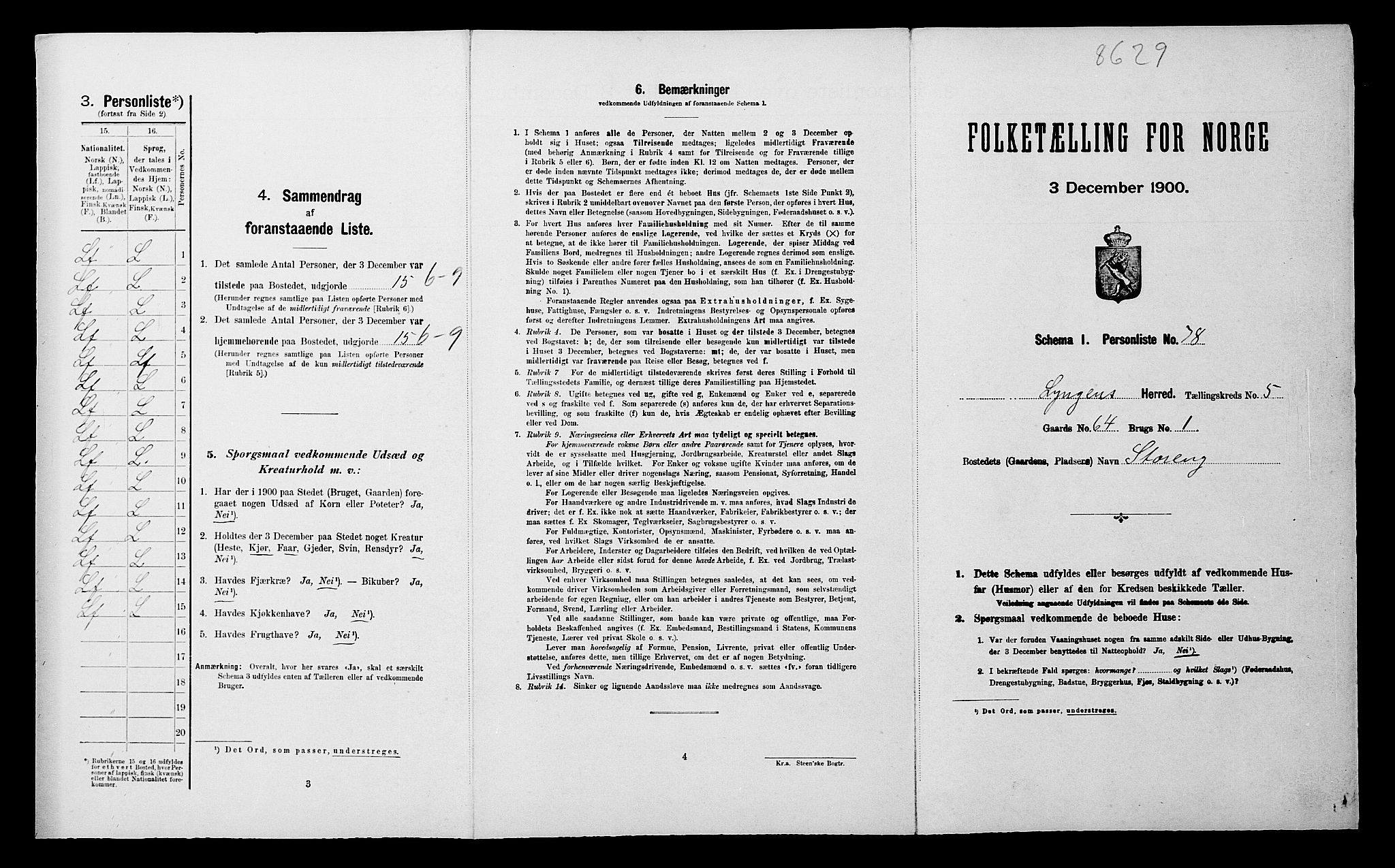 SATØ, Folketelling 1900 for 1938 Lyngen herred, 1900, s. 815