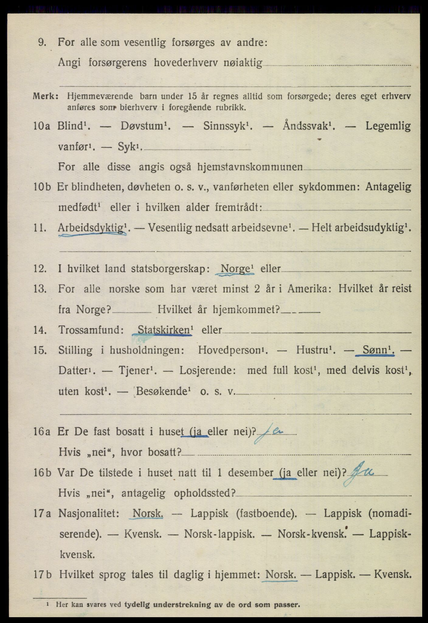 SAT, Folketelling 1920 for 1838 Gildeskål herred, 1920, s. 7233