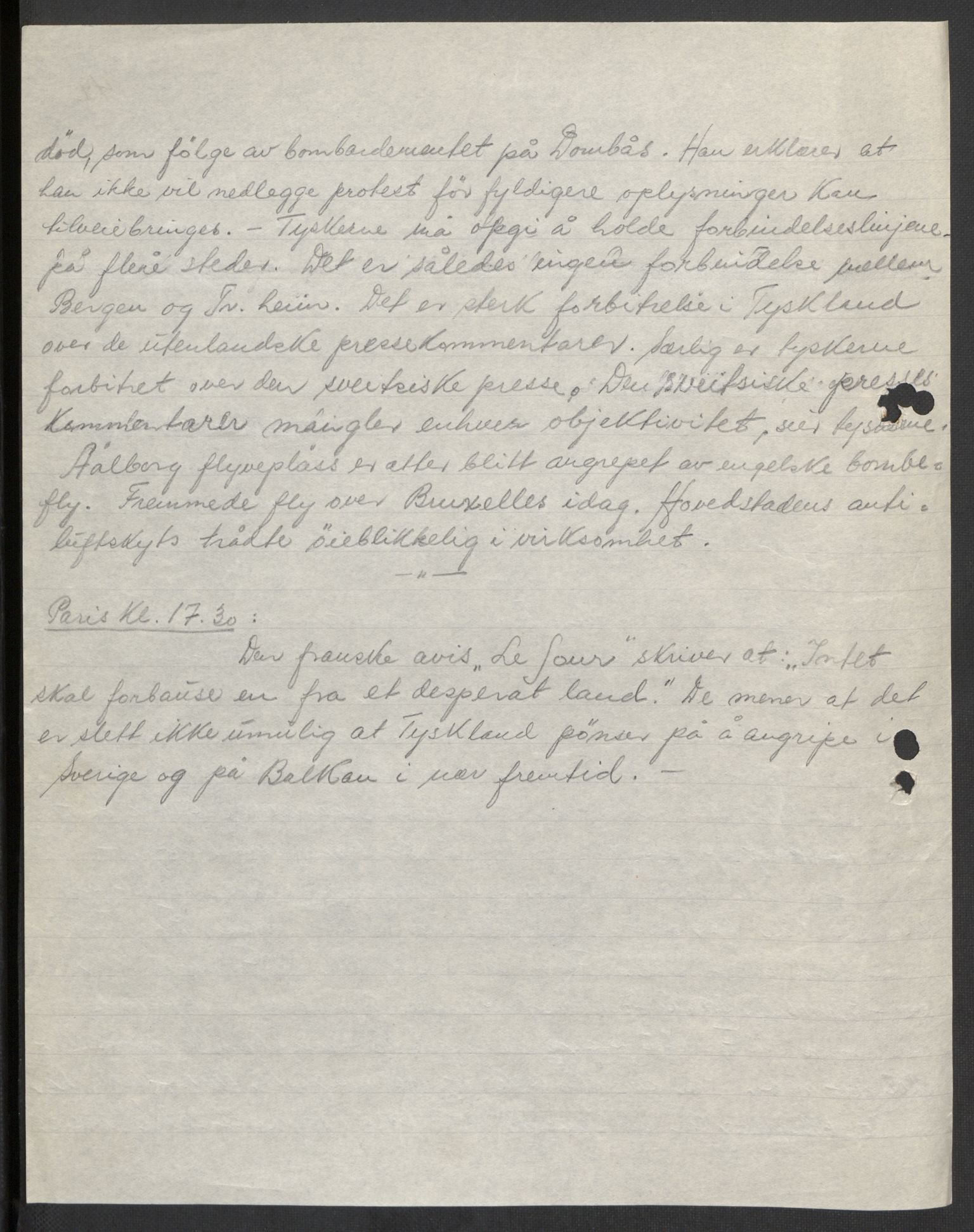 Forsvaret, Forsvarets krigshistoriske avdeling, AV/RA-RAFA-2017/Y/Yb/L0108: II-C-11-466-499  -  4. Divisjon., 1940, s. 49