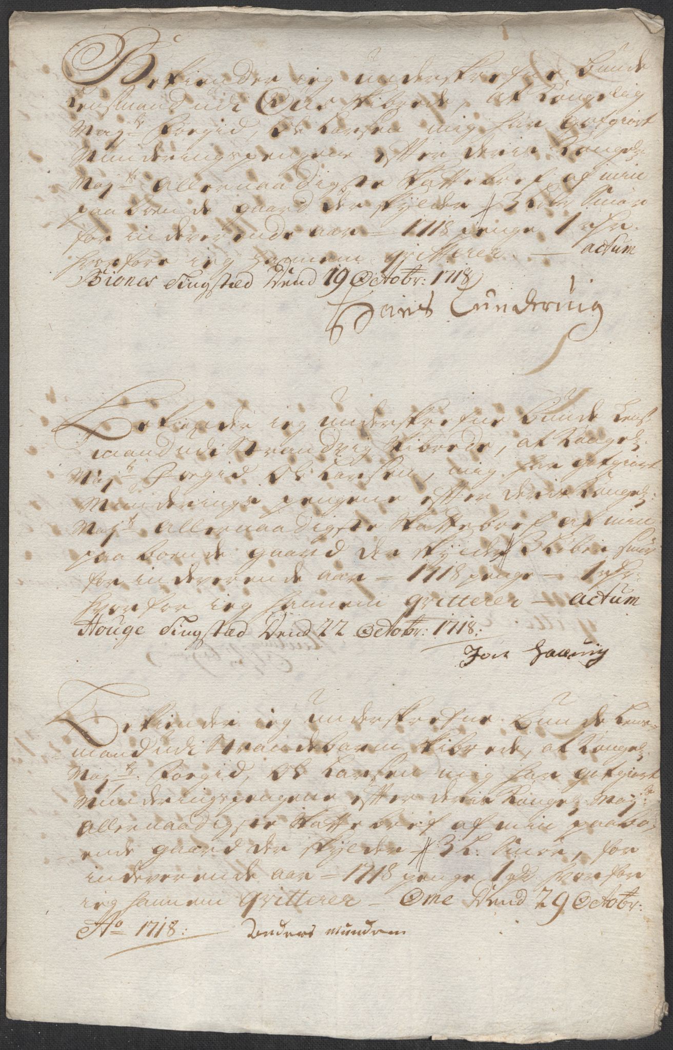 Rentekammeret inntil 1814, Reviderte regnskaper, Fogderegnskap, RA/EA-4092/R48/L2995: Fogderegnskap Sunnhordland og Hardanger, 1718, s. 253